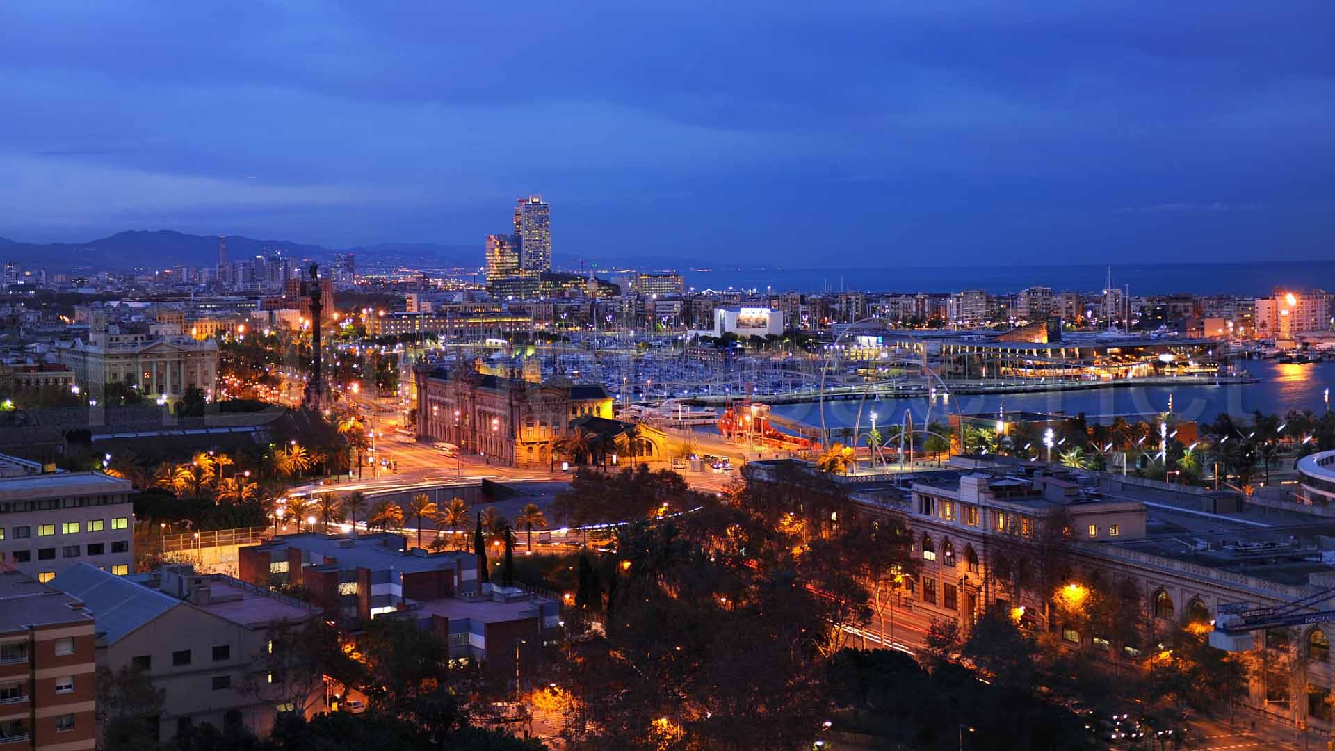 1920x1080 Barcelona City Wallpaper HD