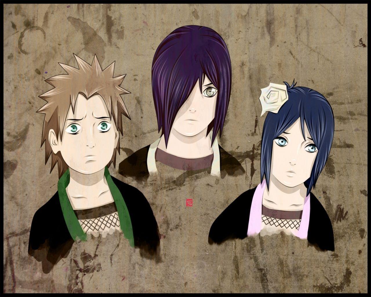 1280x1024 Yahiko, Nagato and Konan Wallpaper 6949867