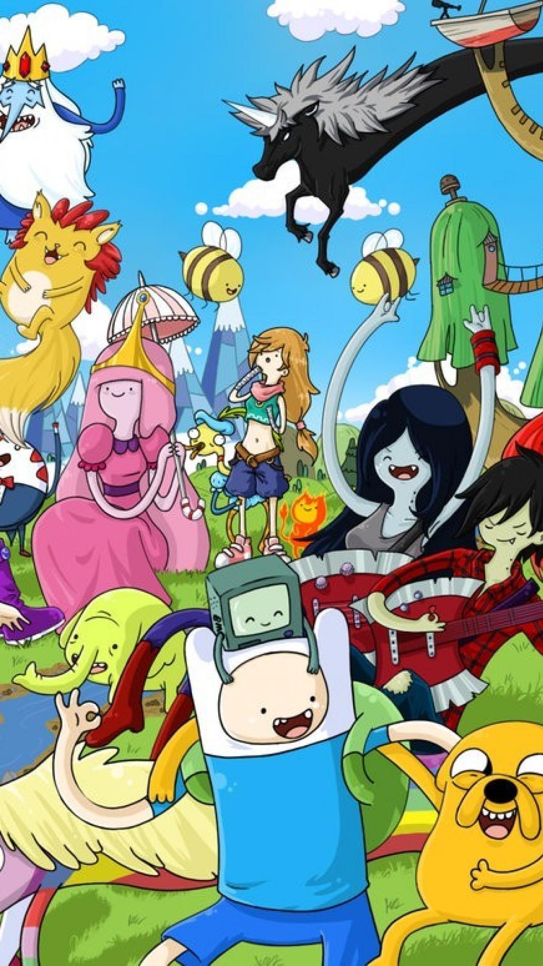 1080x1920 Free Download Adventure Time iPhone Background