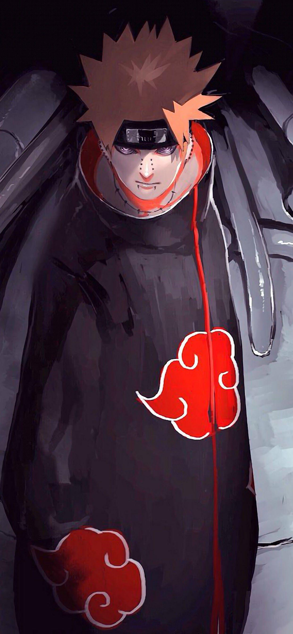 1242x2688 Pain Akatsuki Nagato 4K Wallpaper