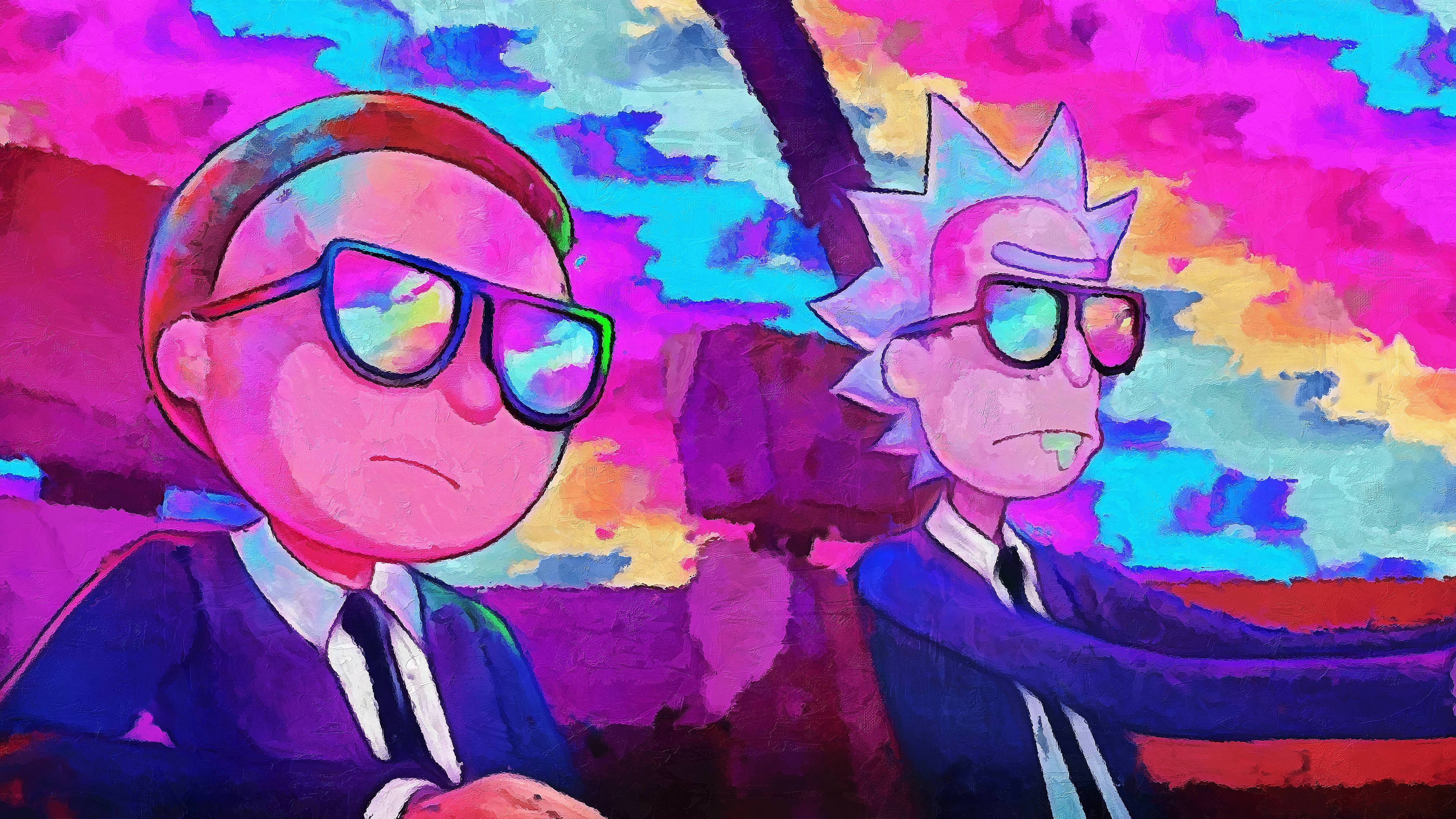 Hình nền 6144x3456 Rick And Morty 4K