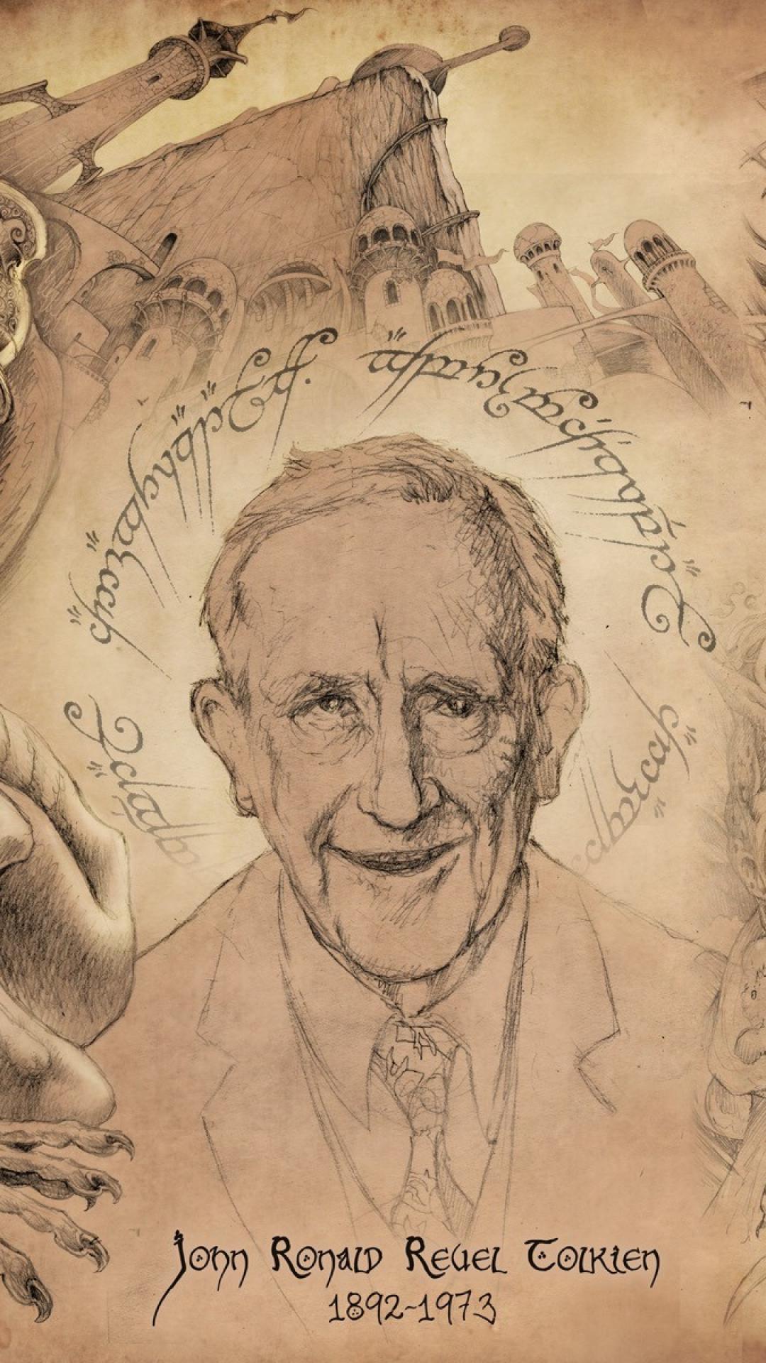 1080x1920 Fantasy Art Middle Earth Writers Jrr Tolkien Literature Wallpaper