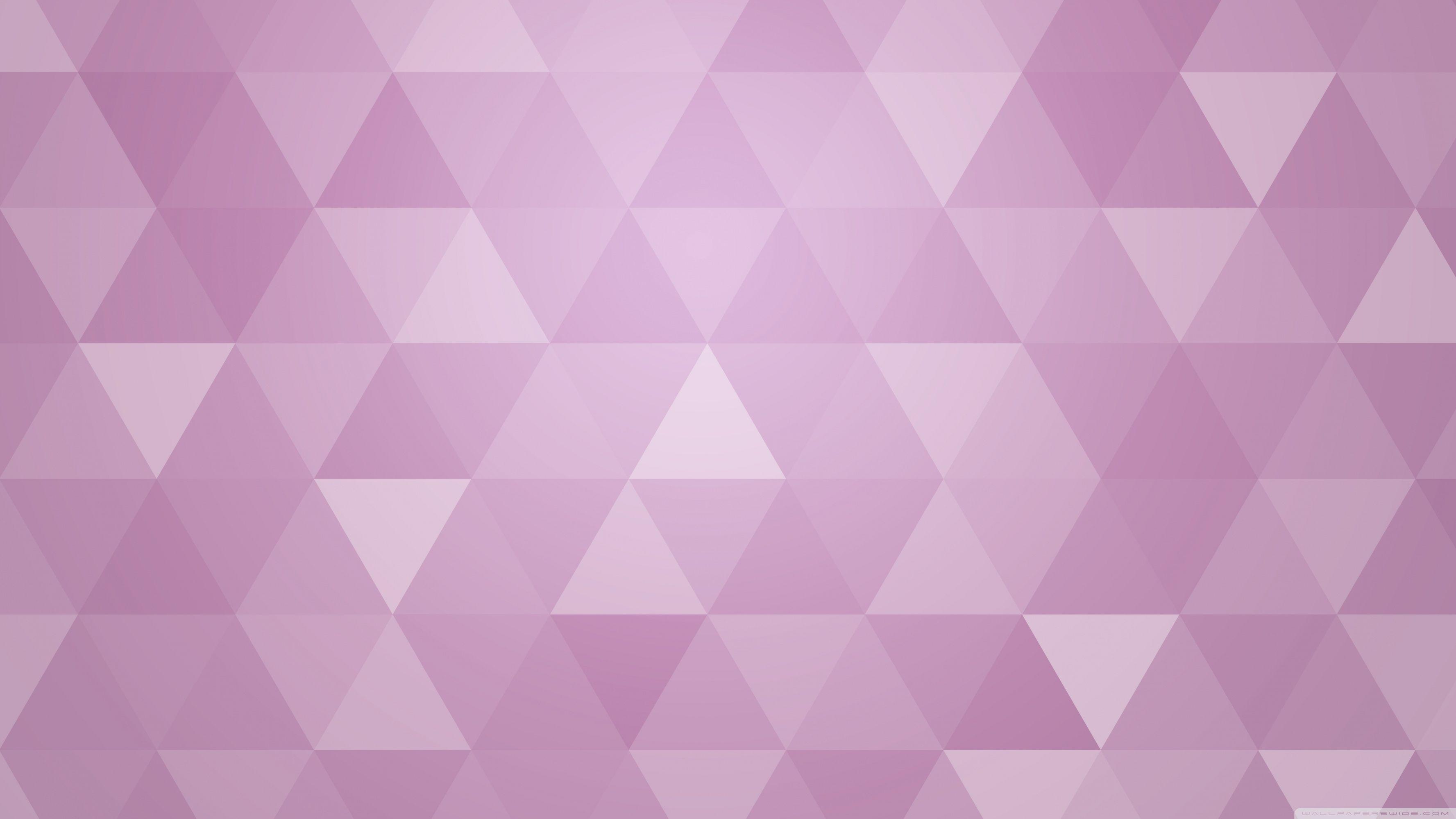 3554x1999 Light Purple Abstract Geometric Triangle Background ❤ 4K HD