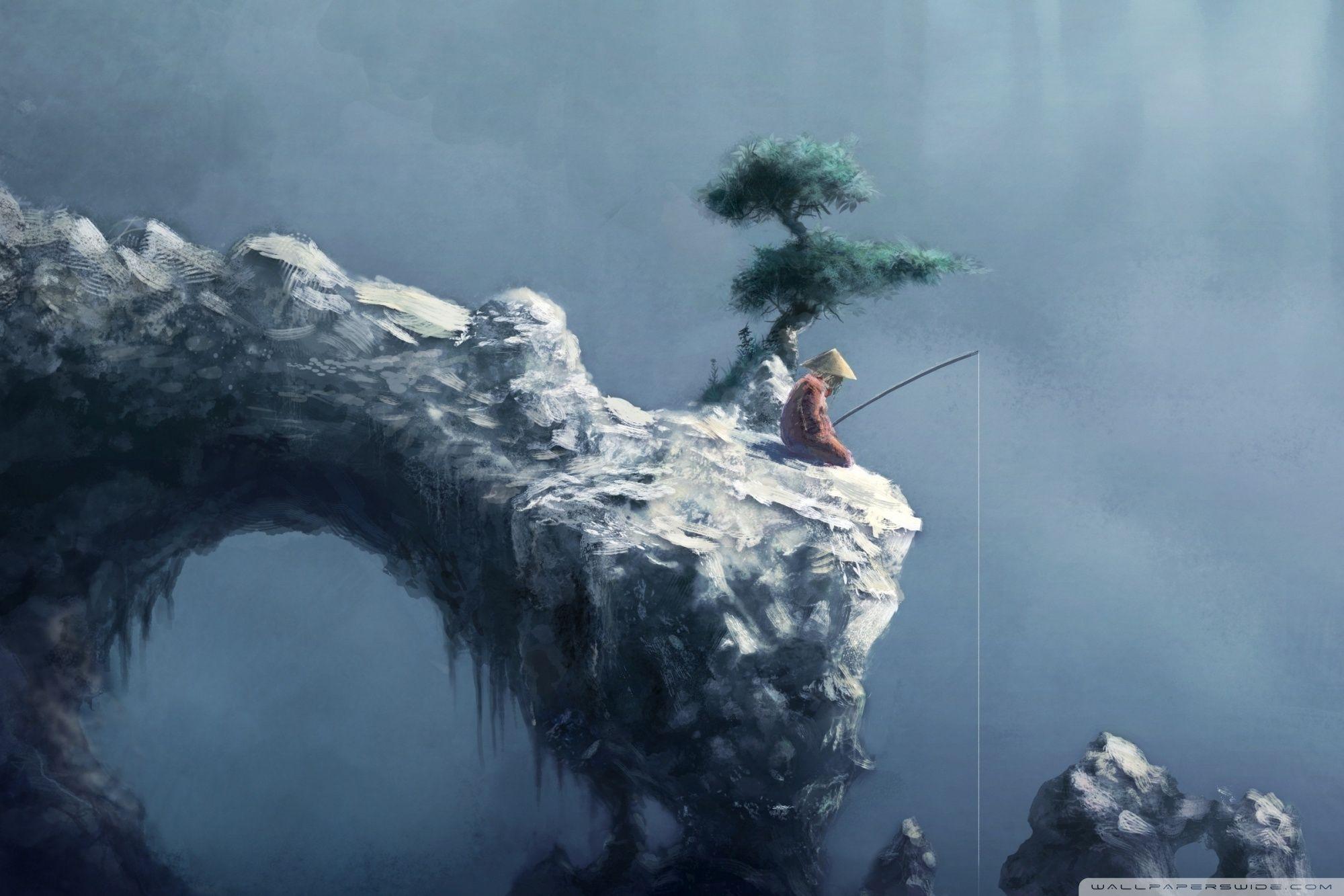 2000x1333 Bức tranh ngư dân Trung Quốc ❤ Hình nền máy tính để bàn HD 4K cho 4K https://wallpaperaccess.com/full/1274771.jpg