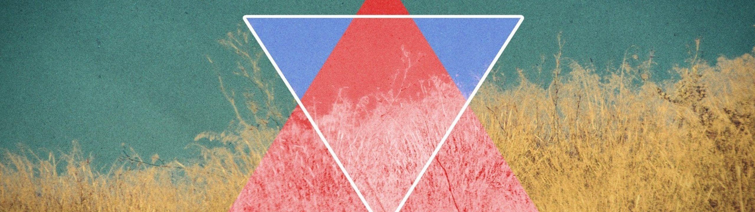 2560x720 Triangle Abstraction Light Grass Wallpaper Wallpaper