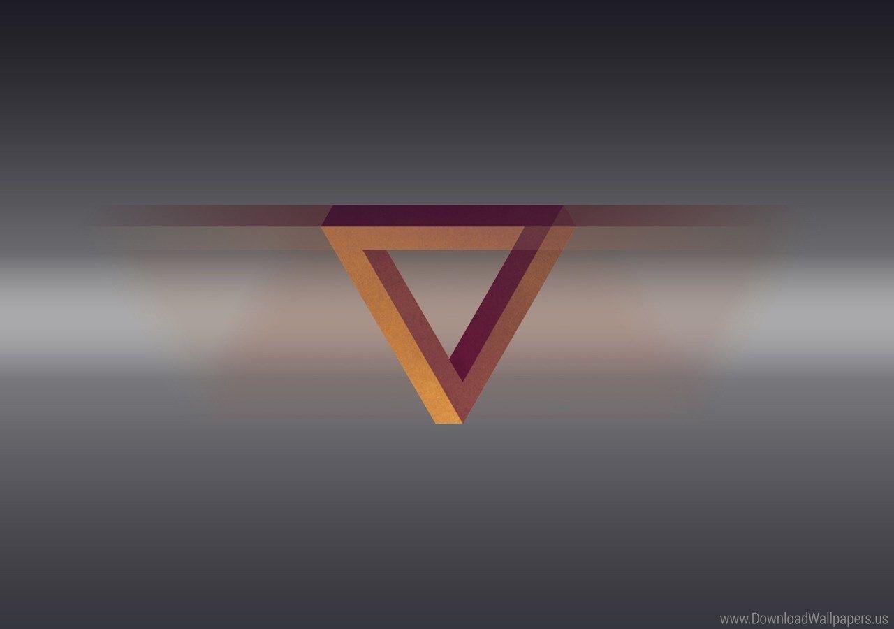 1280x900 Download 1280x900, Inverted, Light, Triangle Wallpaper