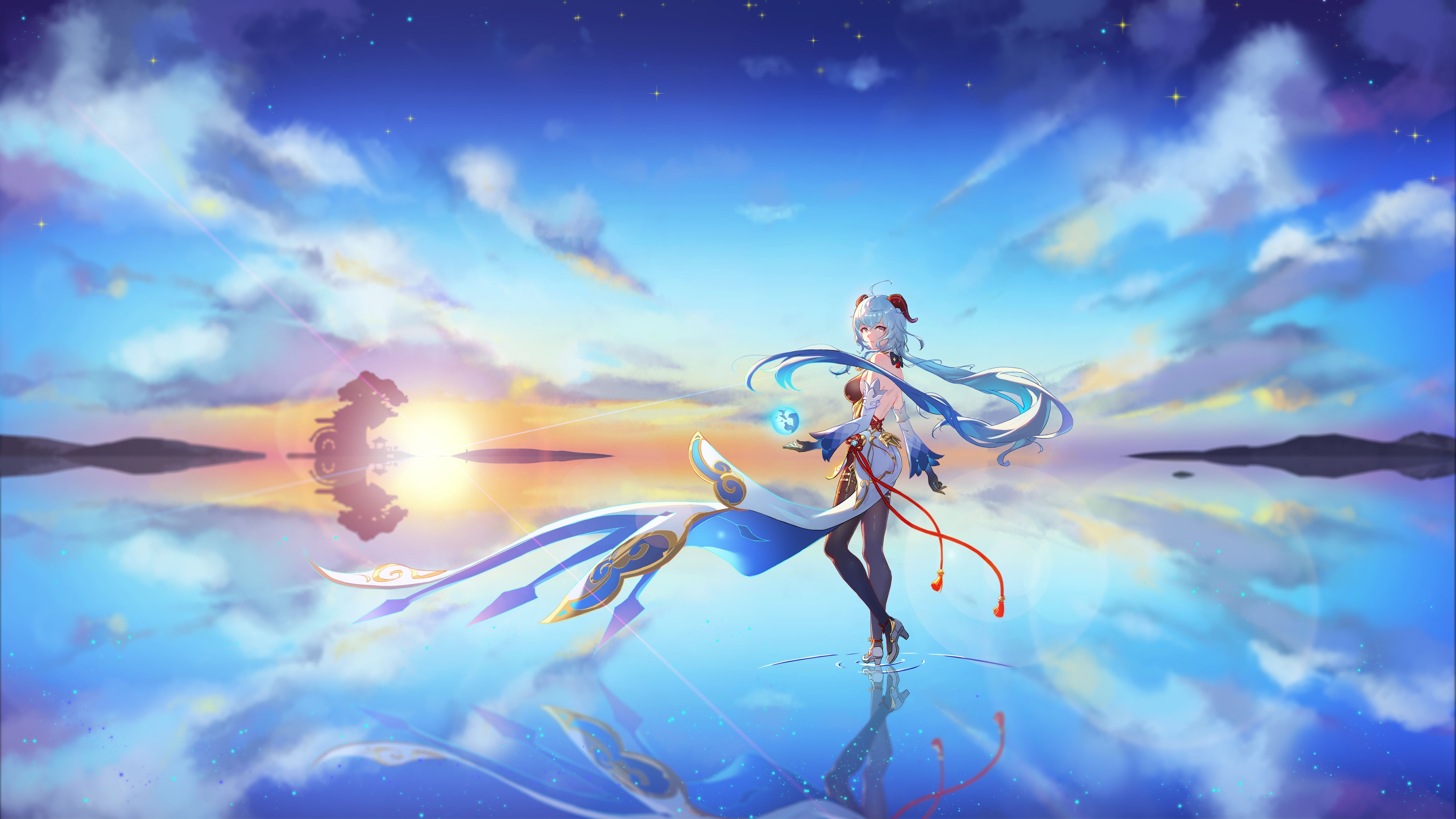 6236x3508 Ganyu (Genshin Impact) Wallpaper