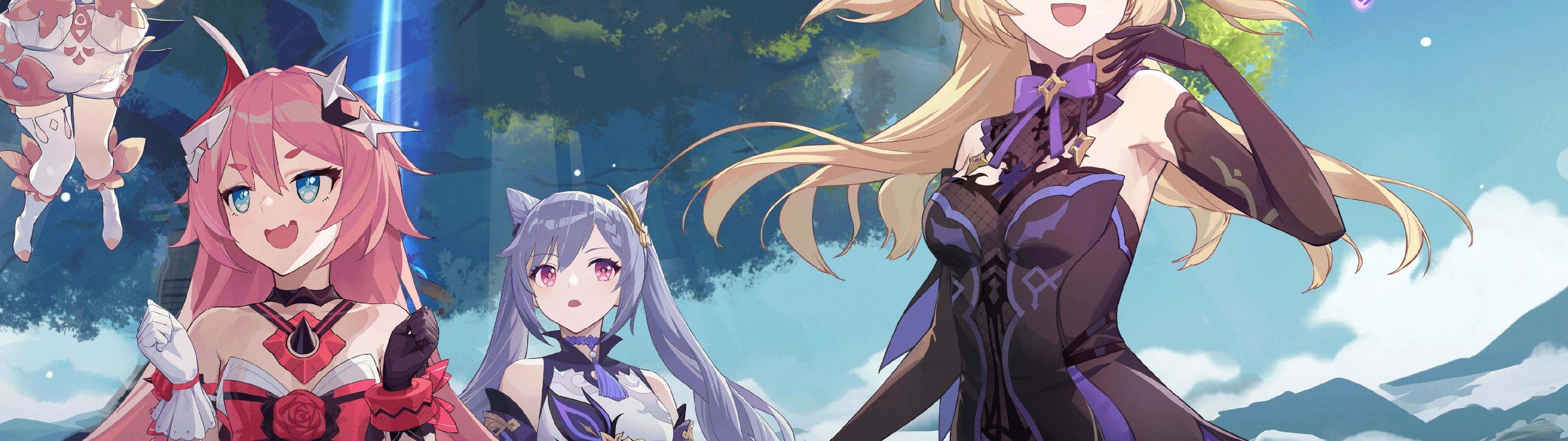 3840x1080 Honkai Impact 3rd Wallpaper 4K, Genshin