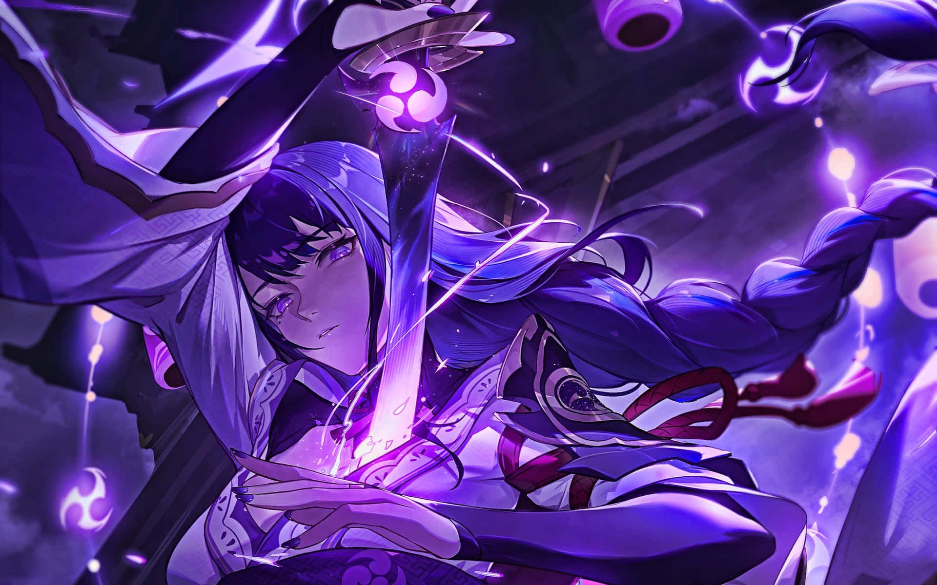1920x1200 Baal Genshin Impact Wallpaper
