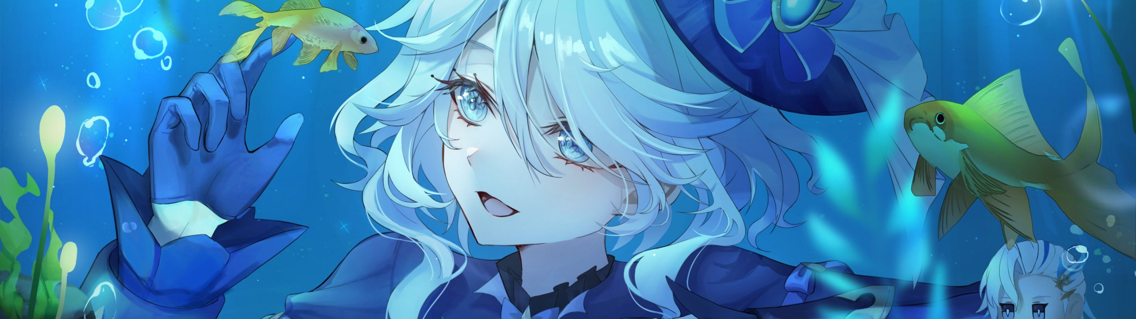 3840x1080 Furina Wallpaper 4K, Genshin Impact