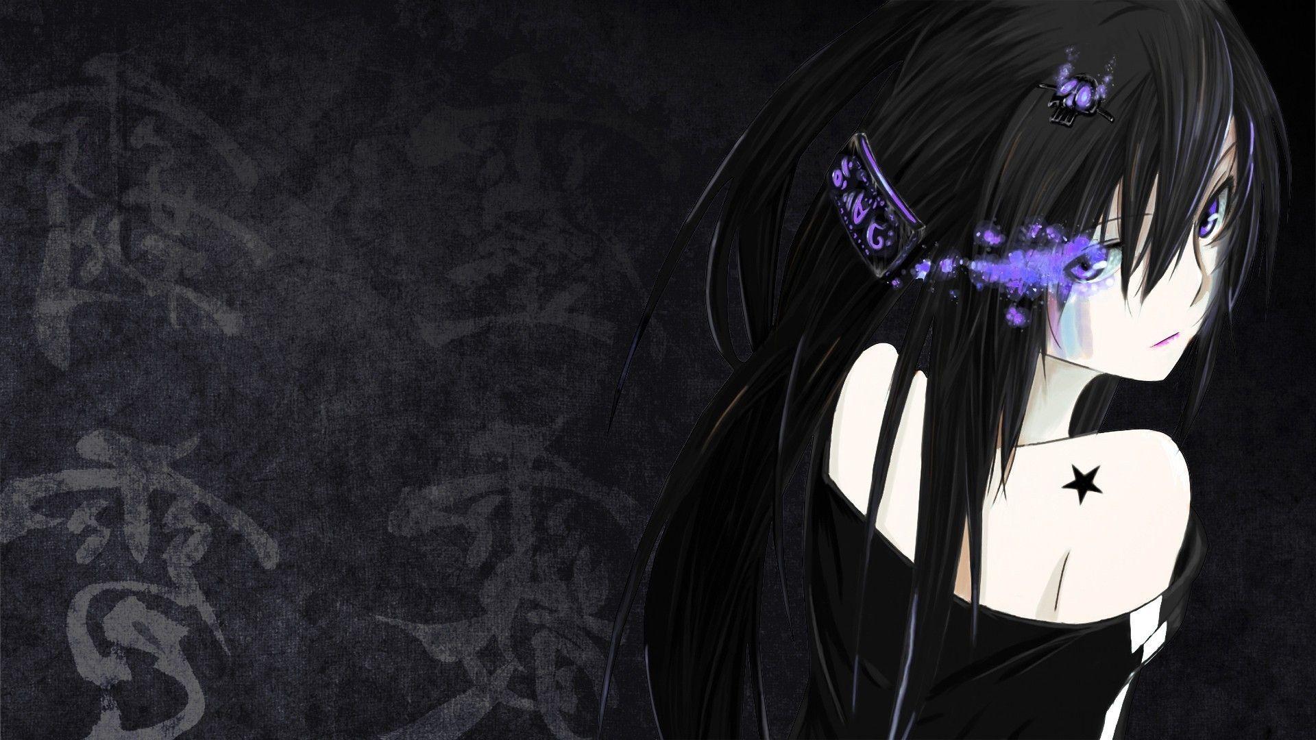 1920x1080 Hình nền Anime đen