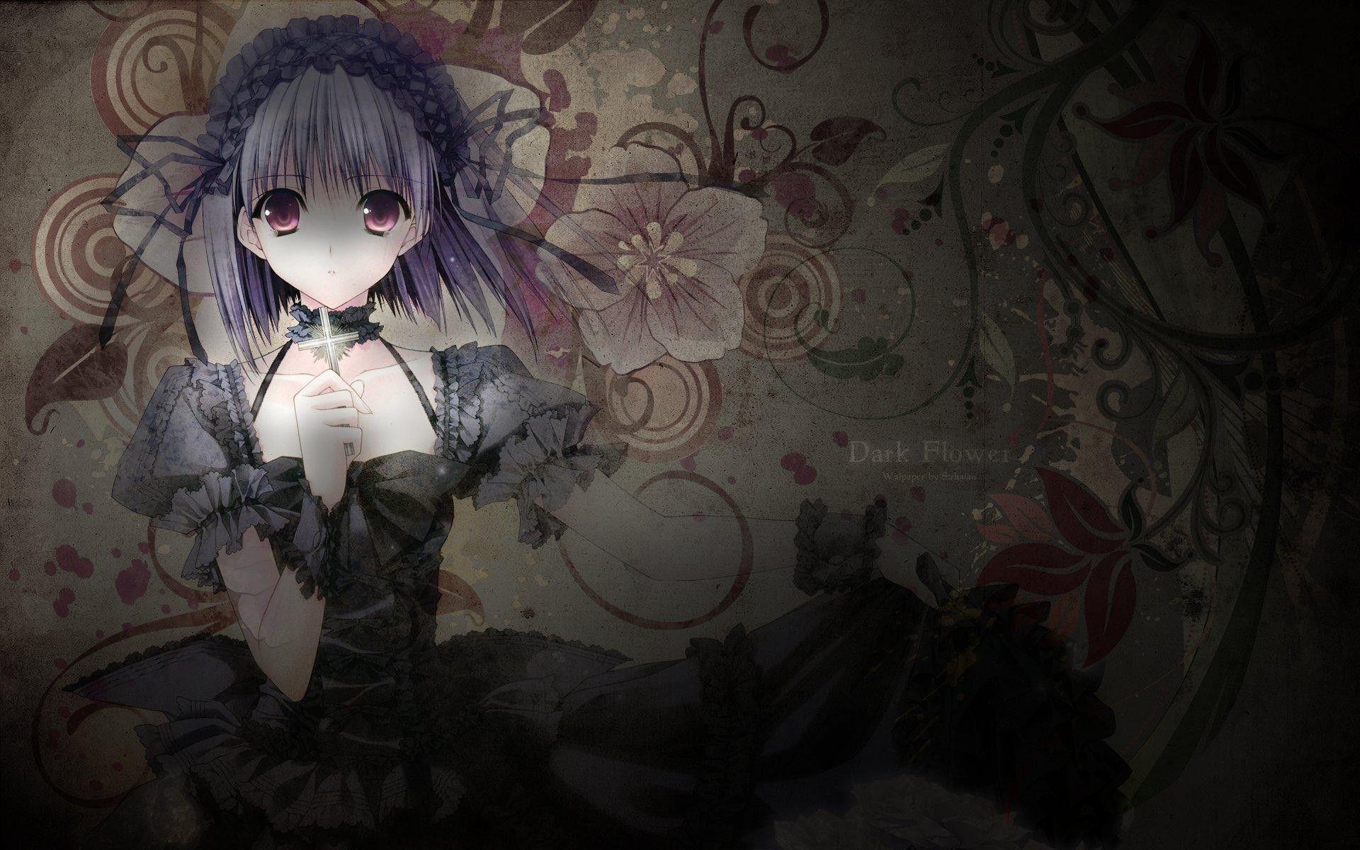 1920x1200 Purple Goth Wallpaper