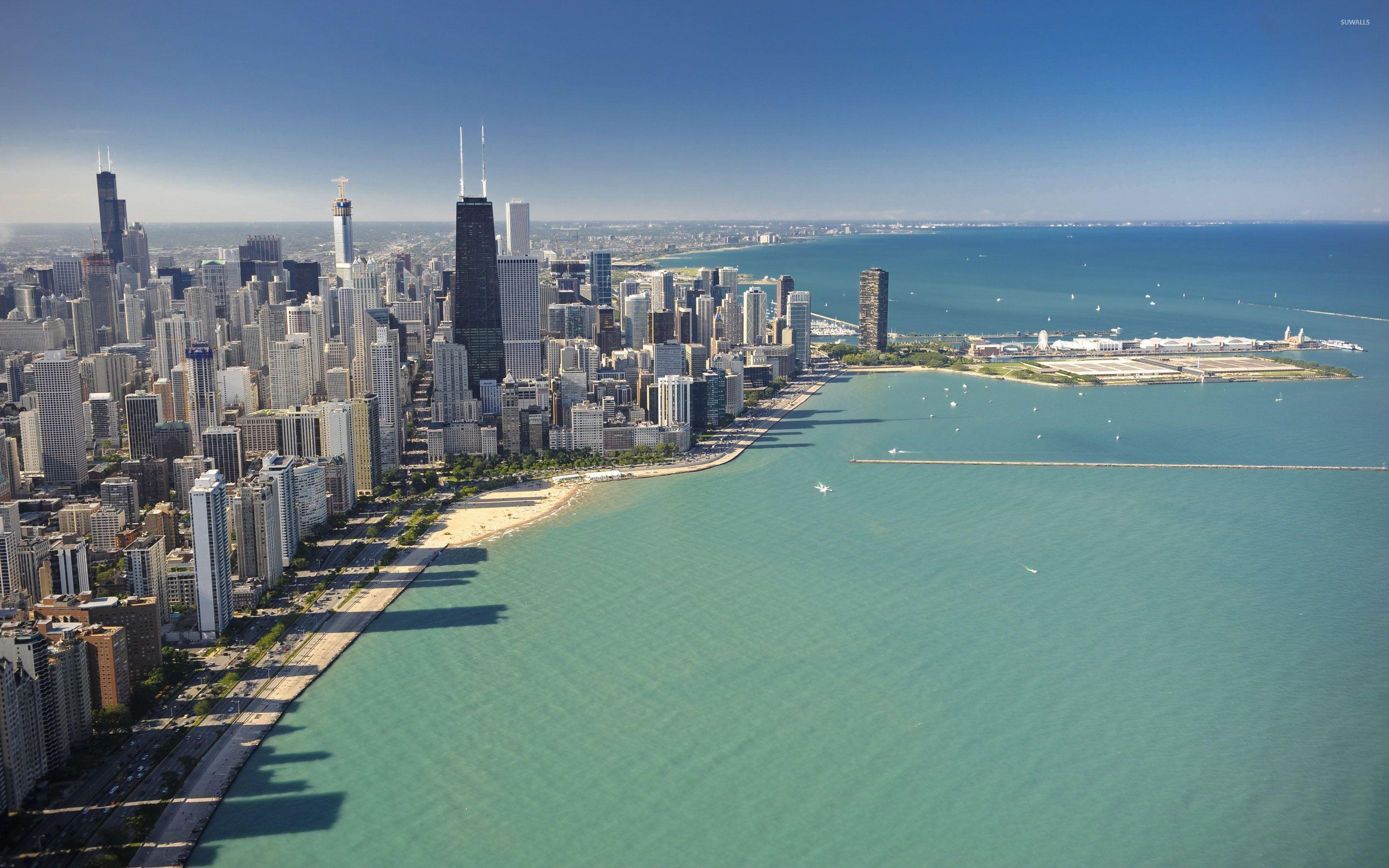 2880x1800 Lake Michigan Wallpaper