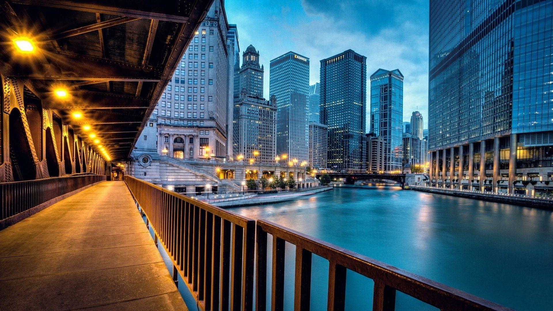1920x1080 Chicago Skyline: A Stunning HD