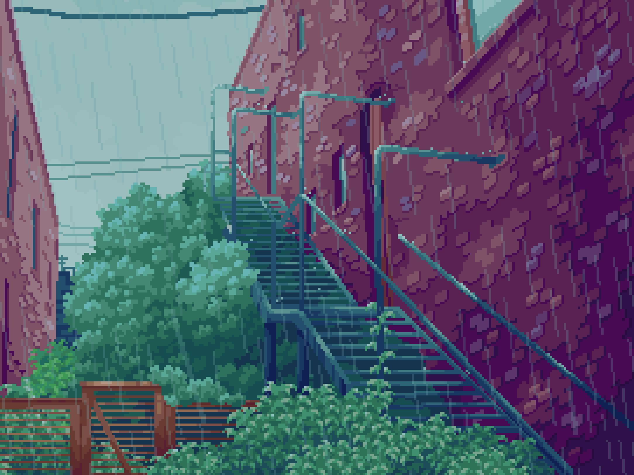 2168x1624 courtyard rain