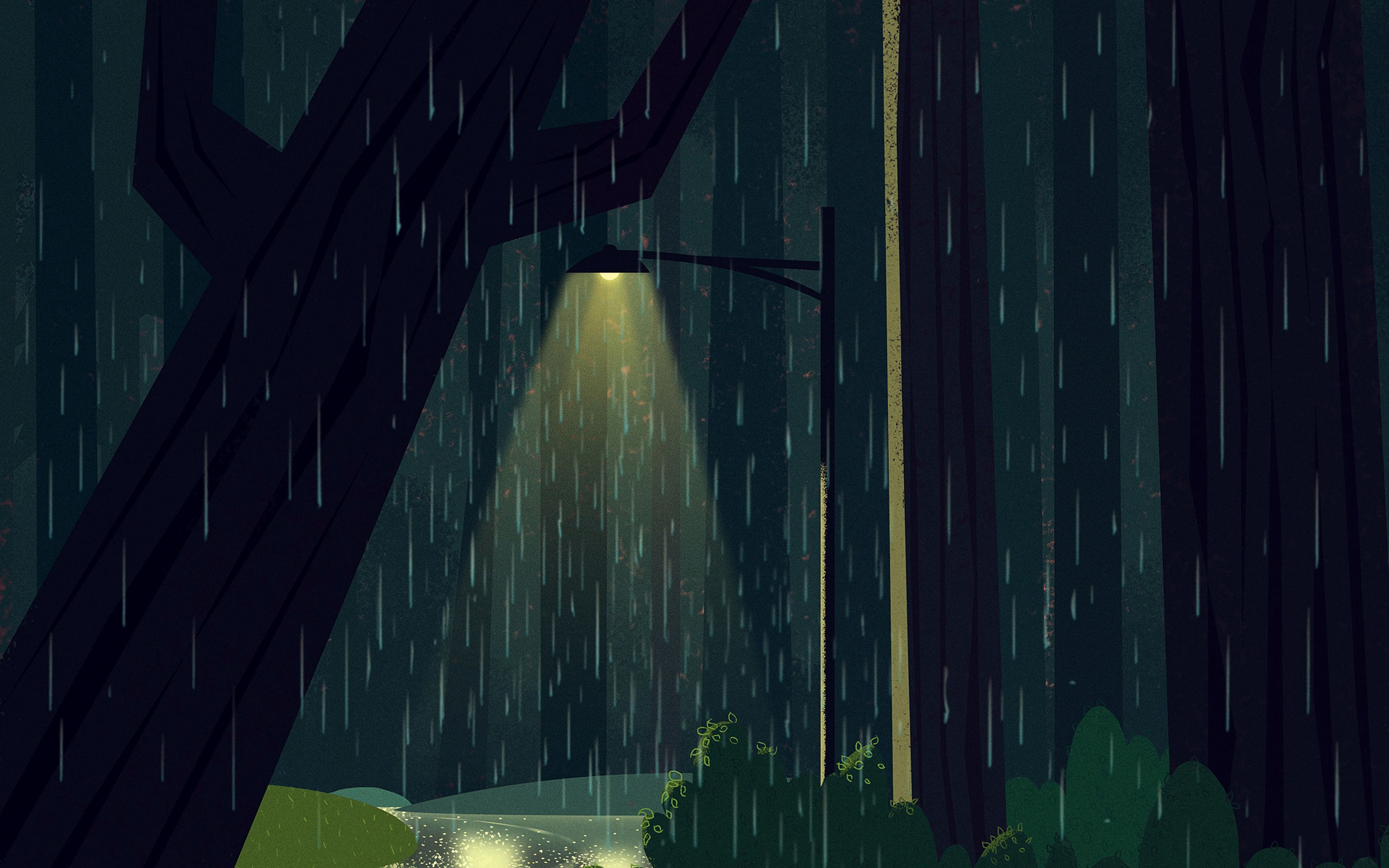Pixel Art Rain Wallpapers - Top Free Pixel Art Rain Backgrounds