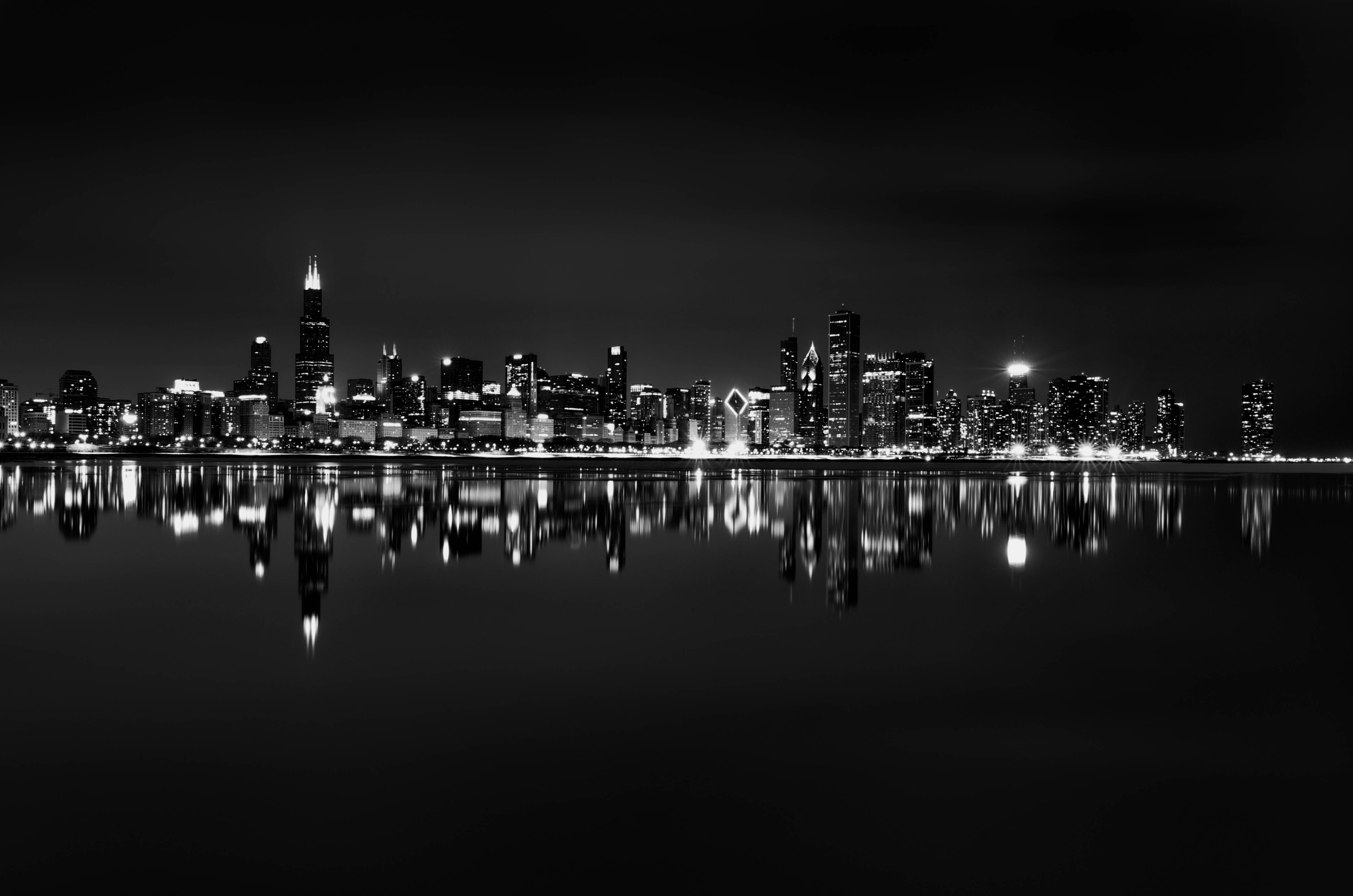 Toronto Skyscrapers Black and White ❤ 4K HD Desktop Wallpaper for