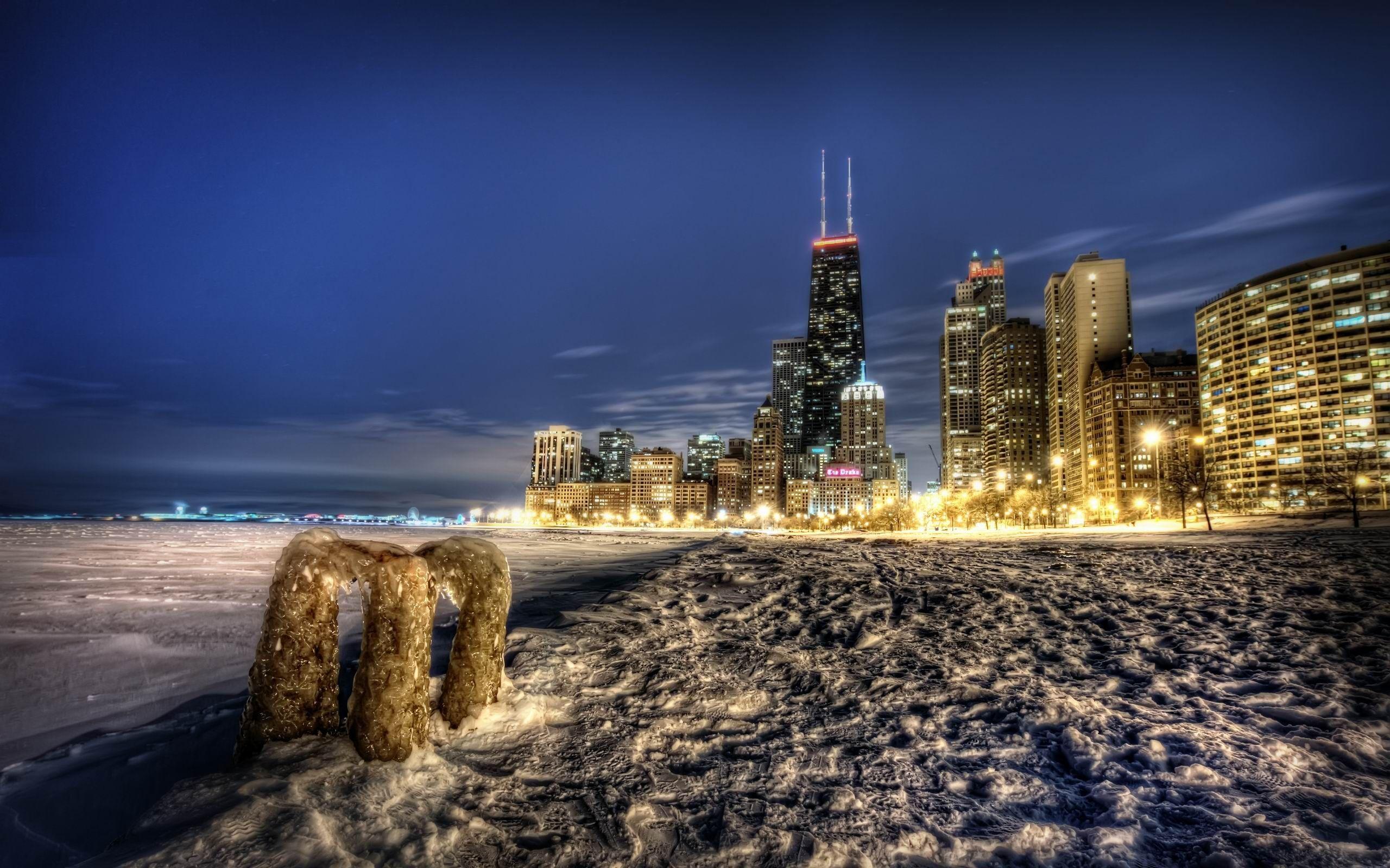 2560x1600 Illinois Winter Wallpaper