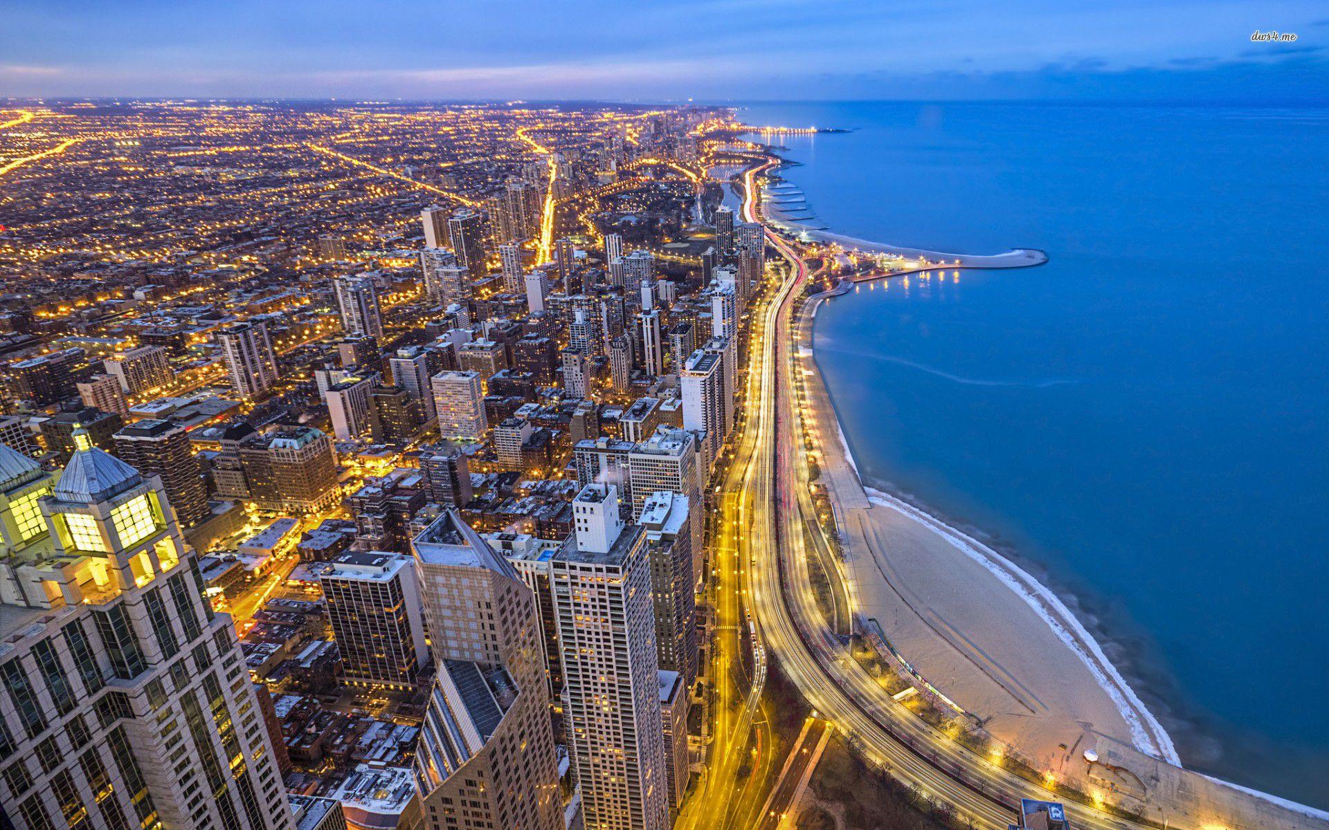 1920x1200 Lake Shore Drive in Chicago wallpaper wallpaper