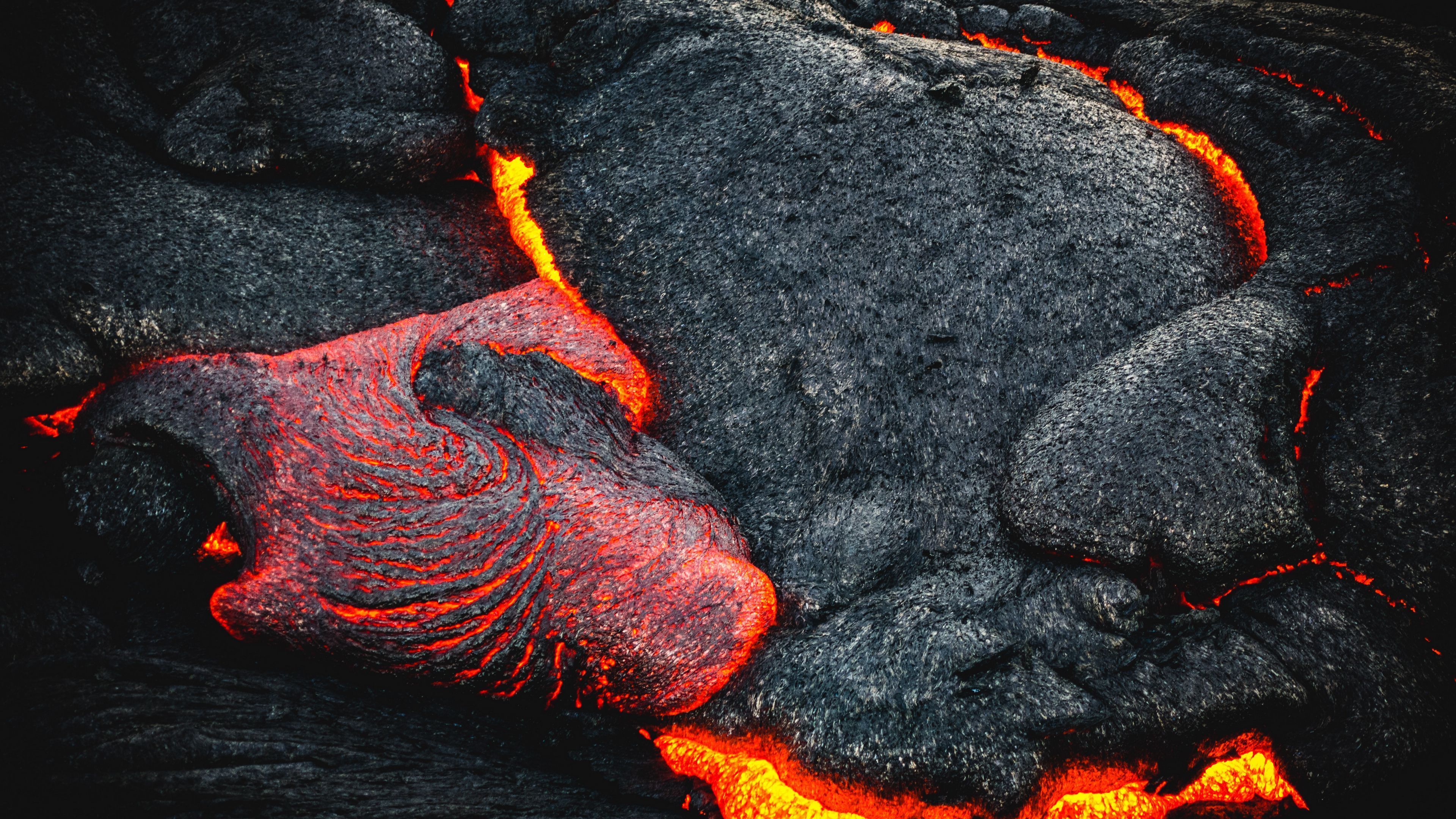 3840x2160 Lava 4k Wallpaper