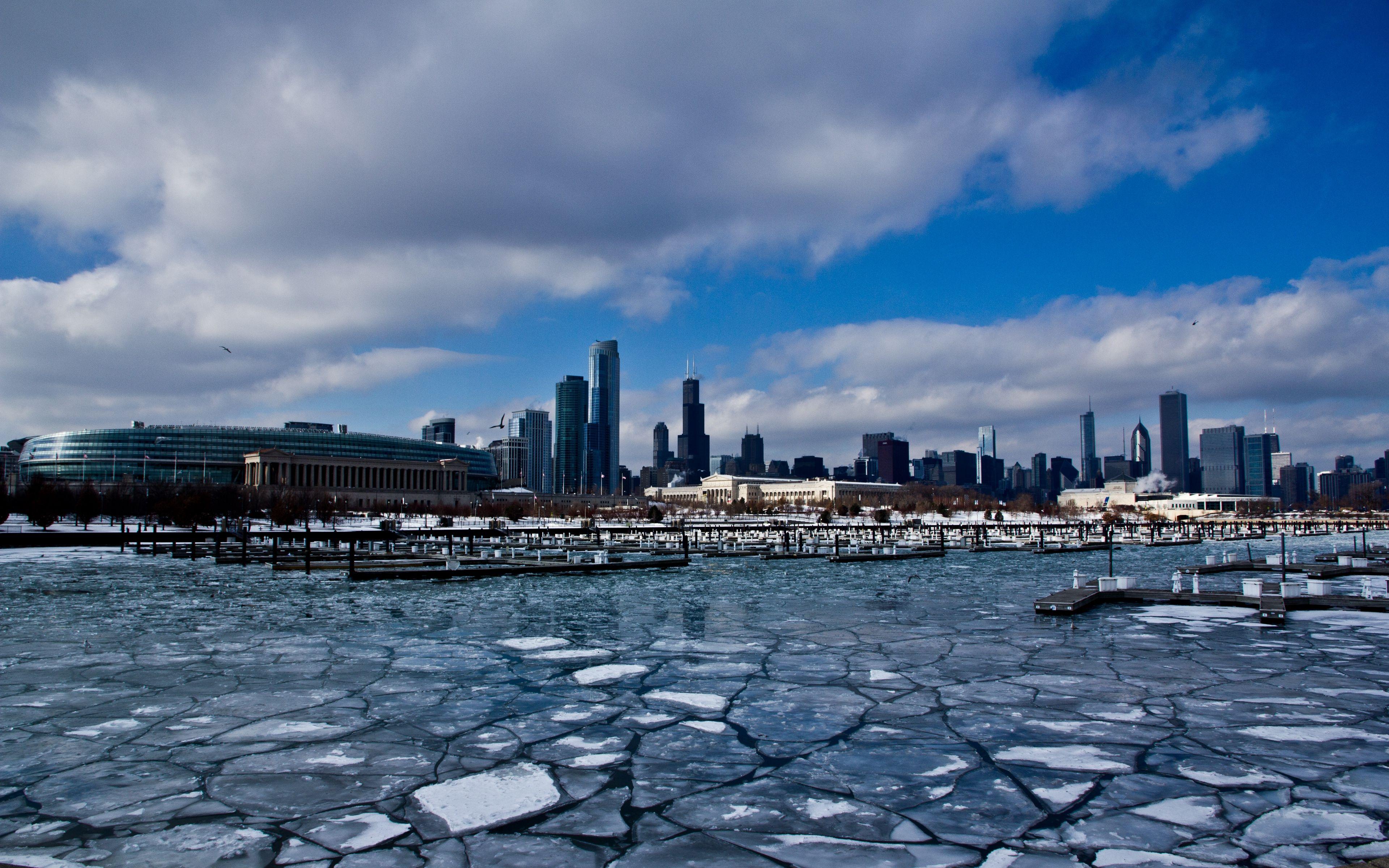 Chicago Winter Wallpapers Top Free Chicago Winter Backgrounds 