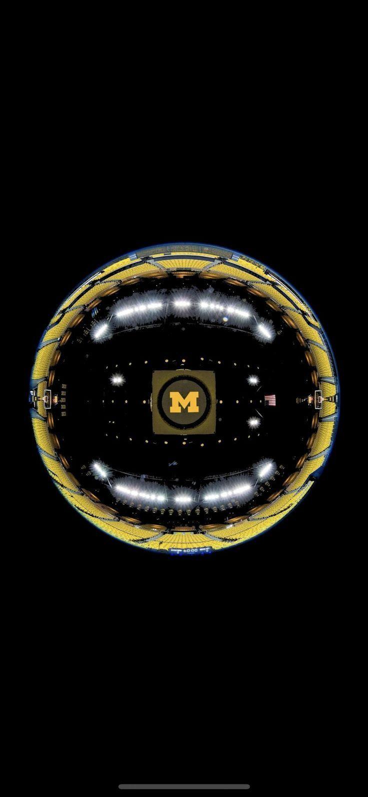 736x1593 University of Michigan Basketball Arena. iPhone X