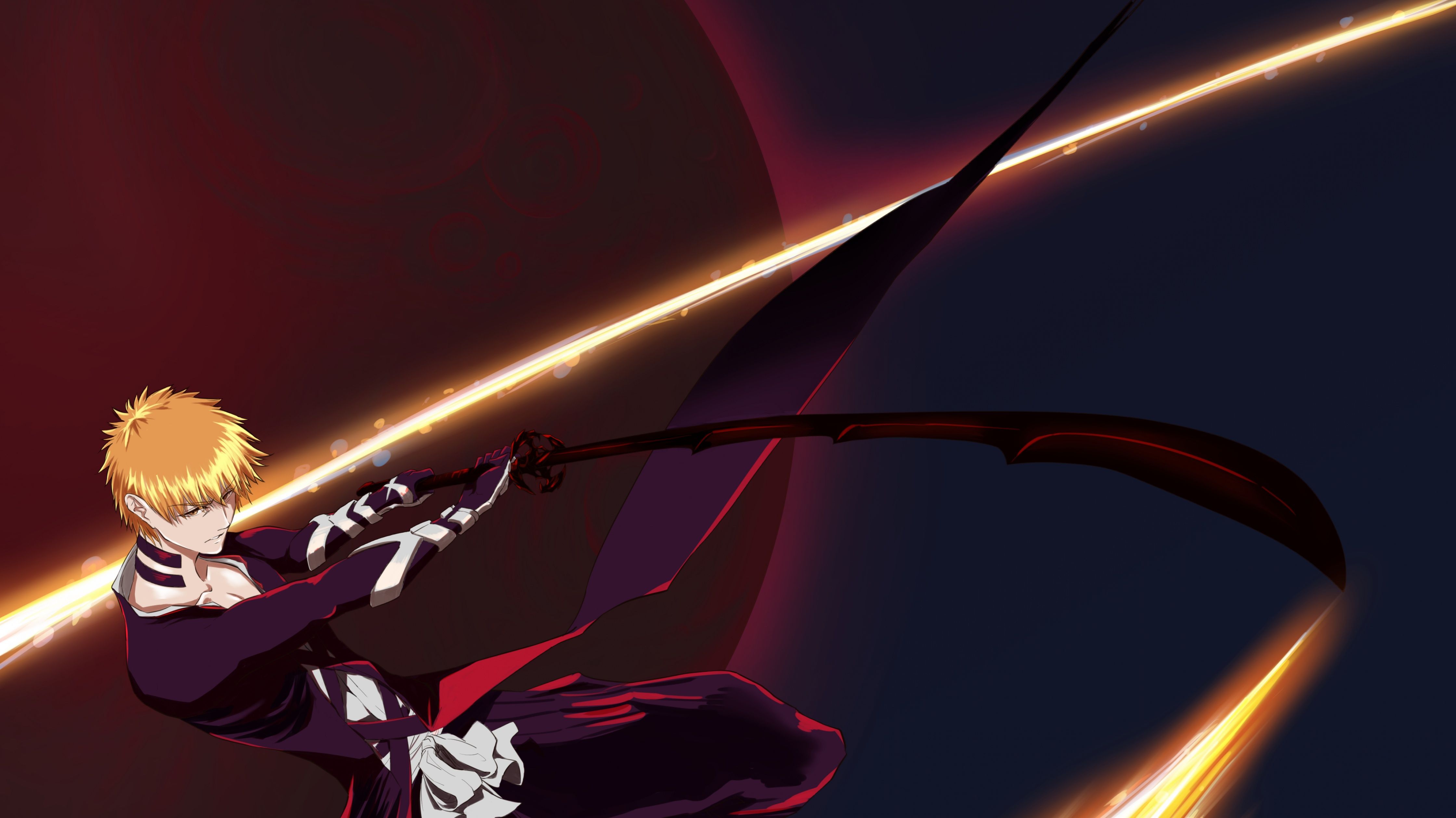 4480x2520 Ichigo Kurosaki Wallpaper 4K, Bleach