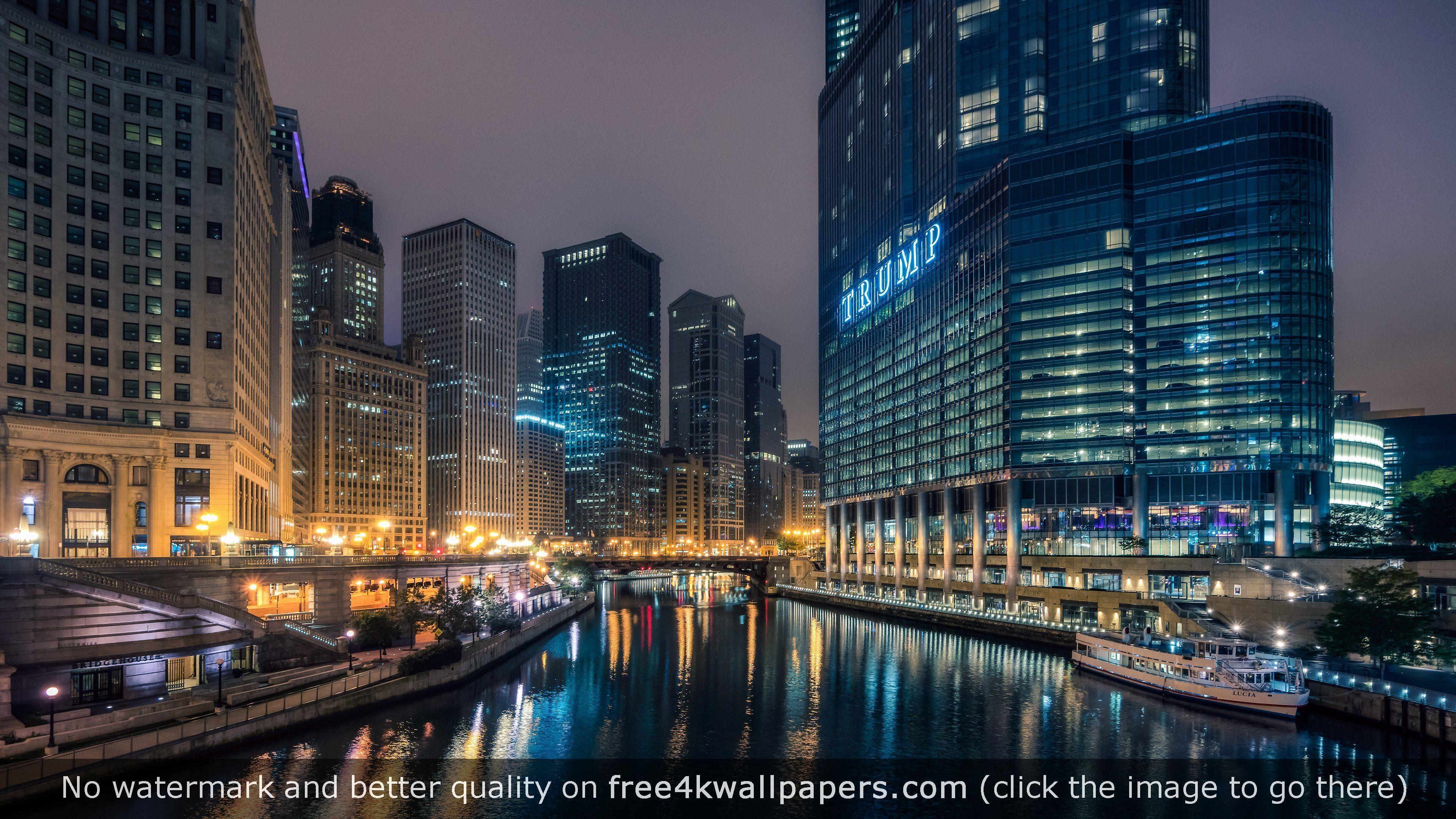 3840x2160 Chicago 4K Wallpaper