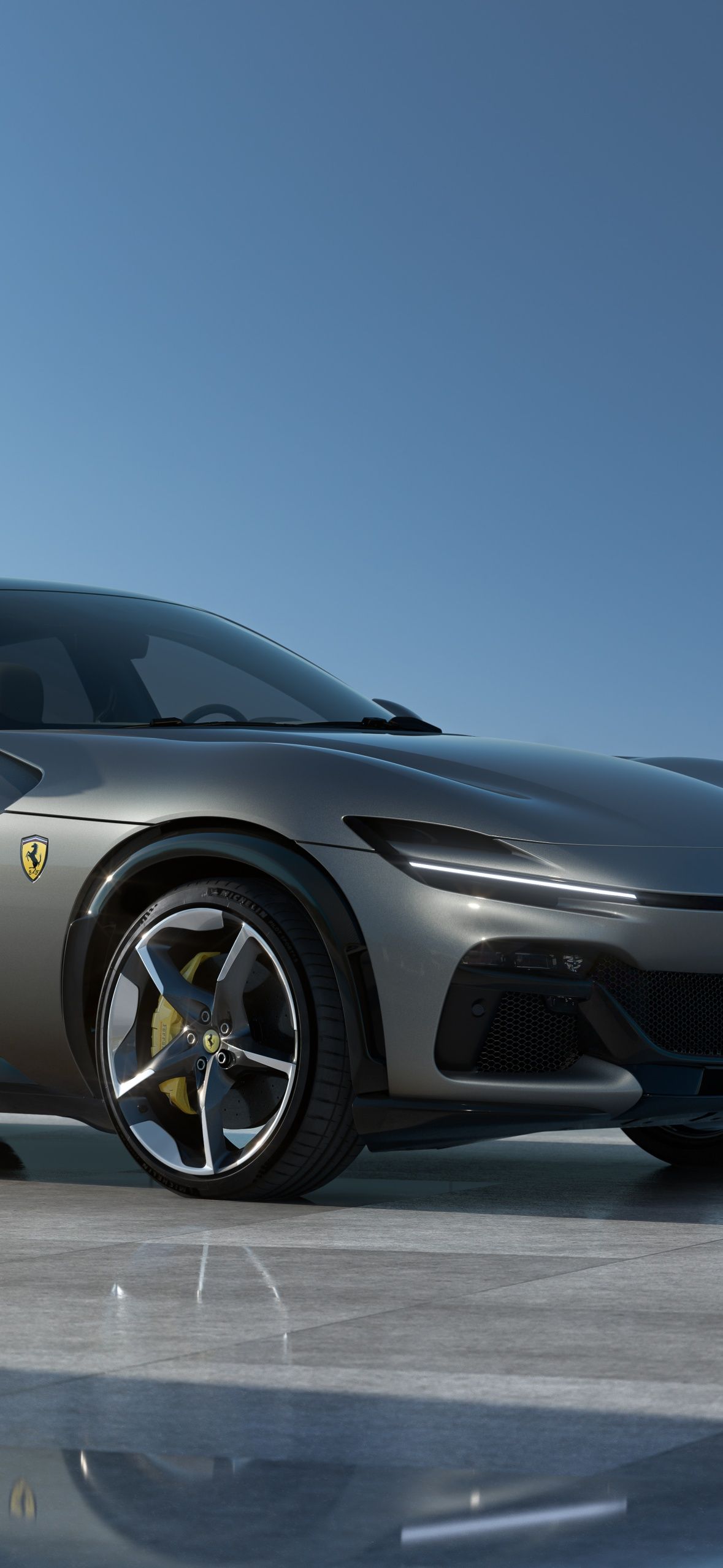 1179x2556 Ferrari Purosangue Wallpaper 4K, Luxury