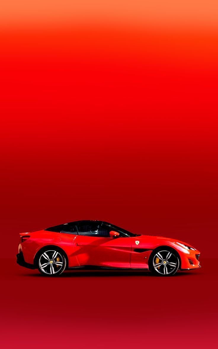 736x1177 Ferrari Portofino Wallpaper. Red