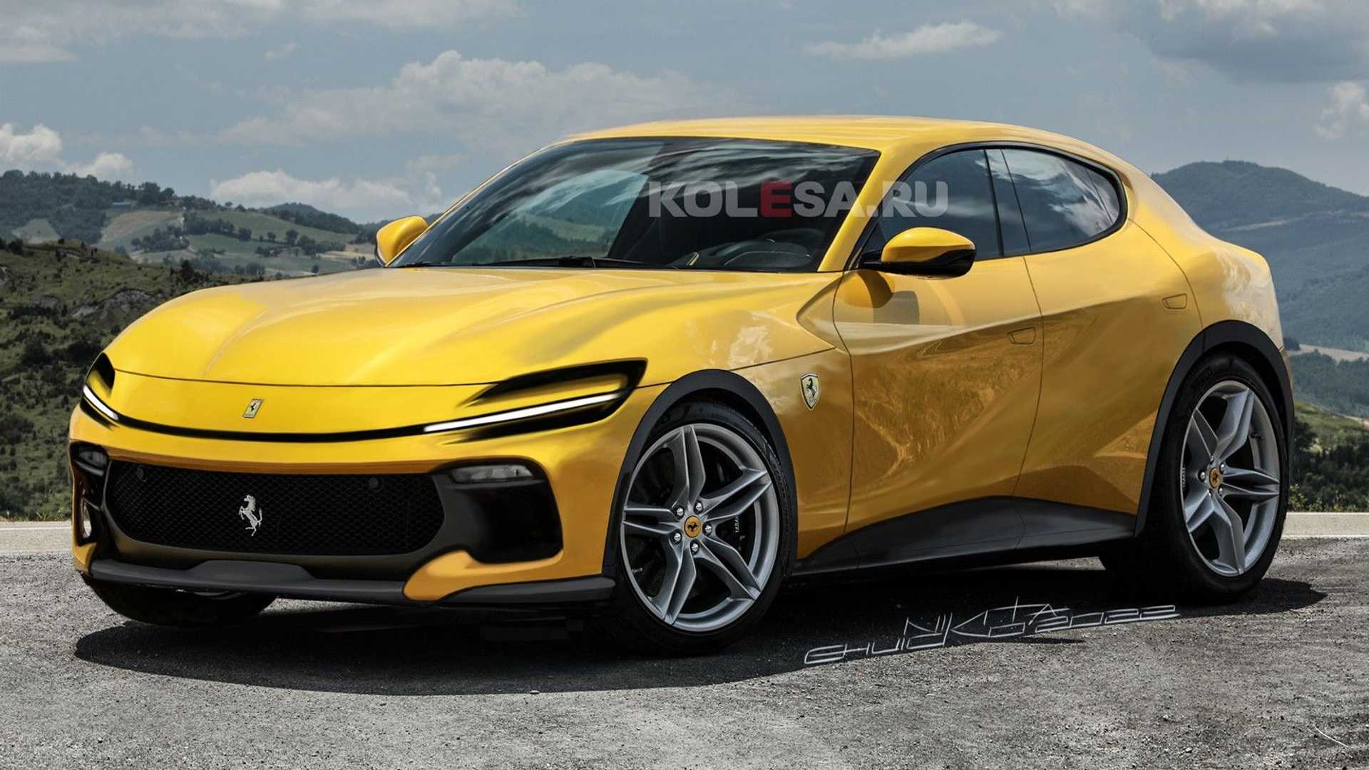 1920x1080 Ferrari Purosangue SUV Rendered