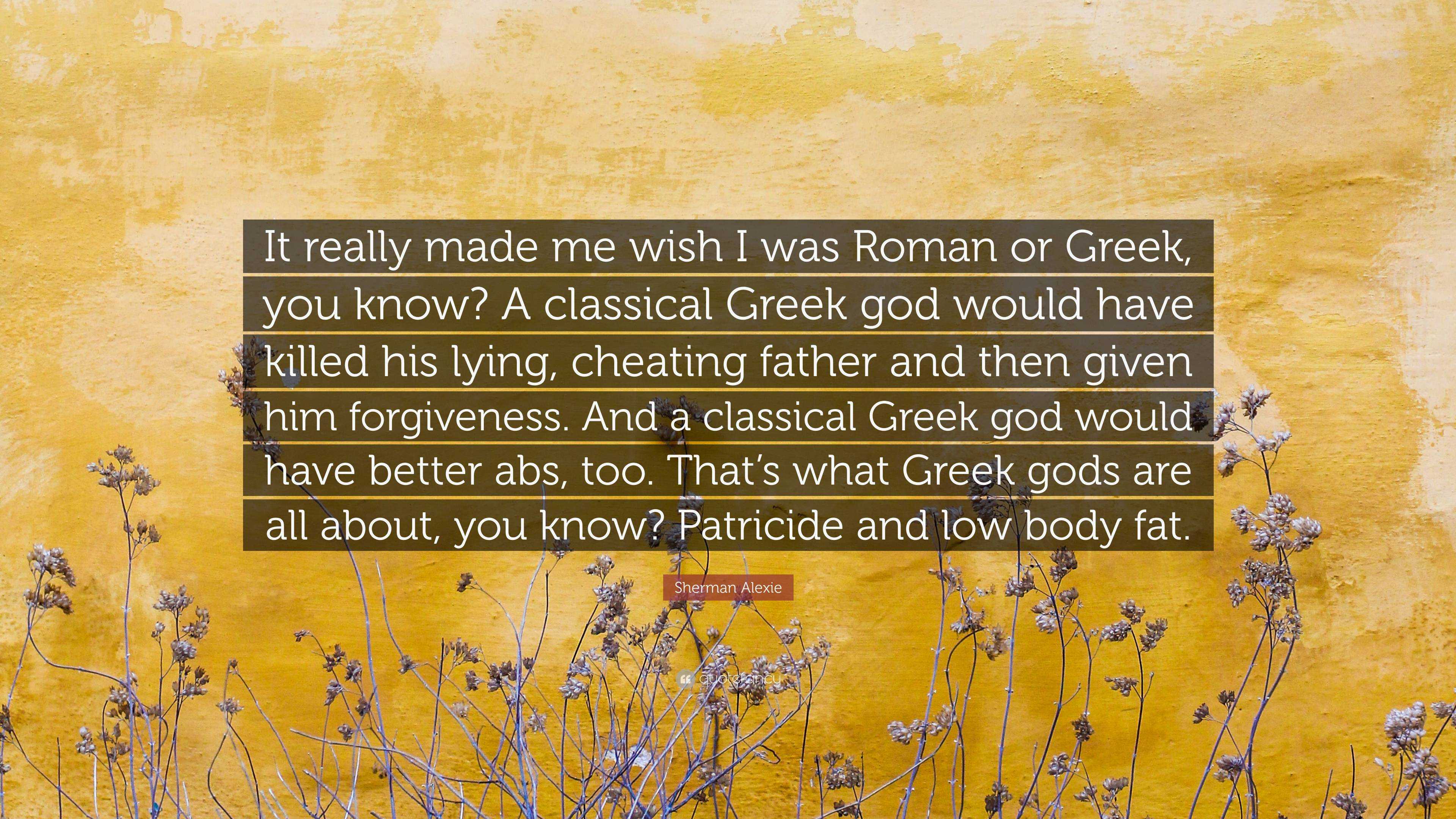 3840x2160 Sherman Alexie Quote: “It really made