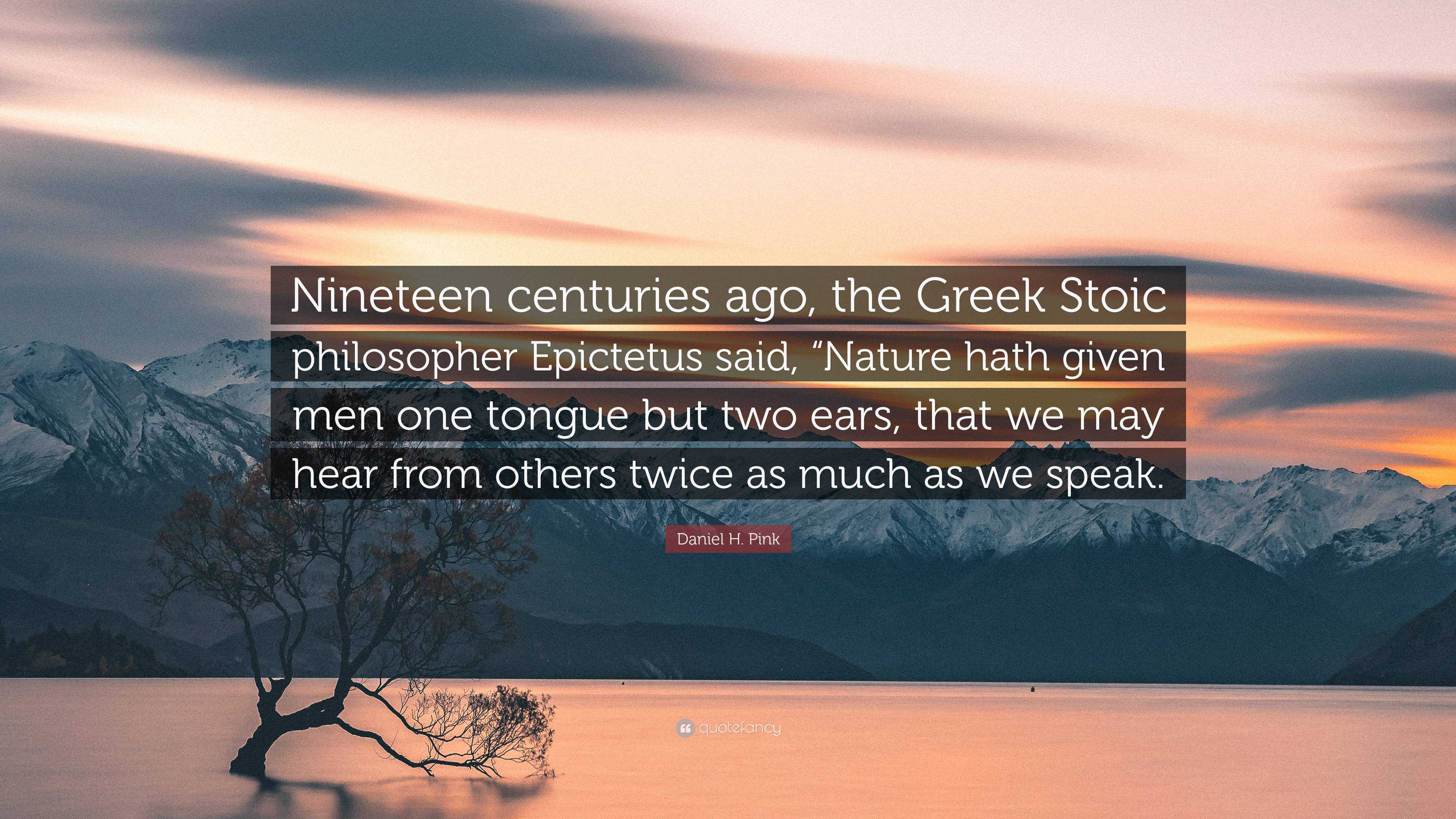 3840x2160 Greek Stoic philosopher Epictetus said