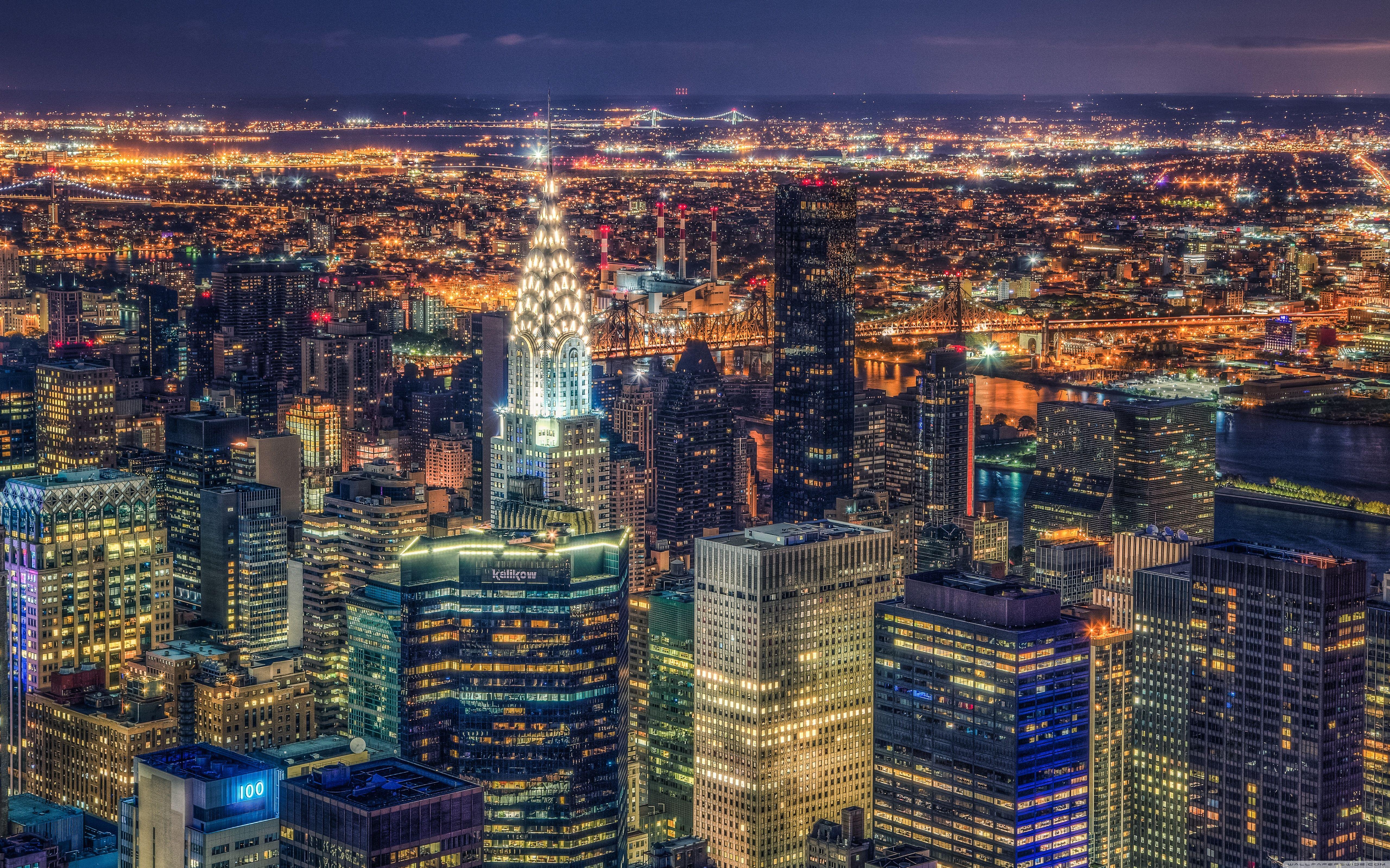 5120x3200 Manhattan Panorama Ultra HD Desktop Background Wallpaper for : Multi Display, Dual Monitor : Tablet