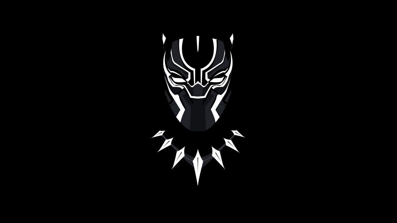 1280x720 Wallpaper Black Panther, Marvel Comics, Black, Dark