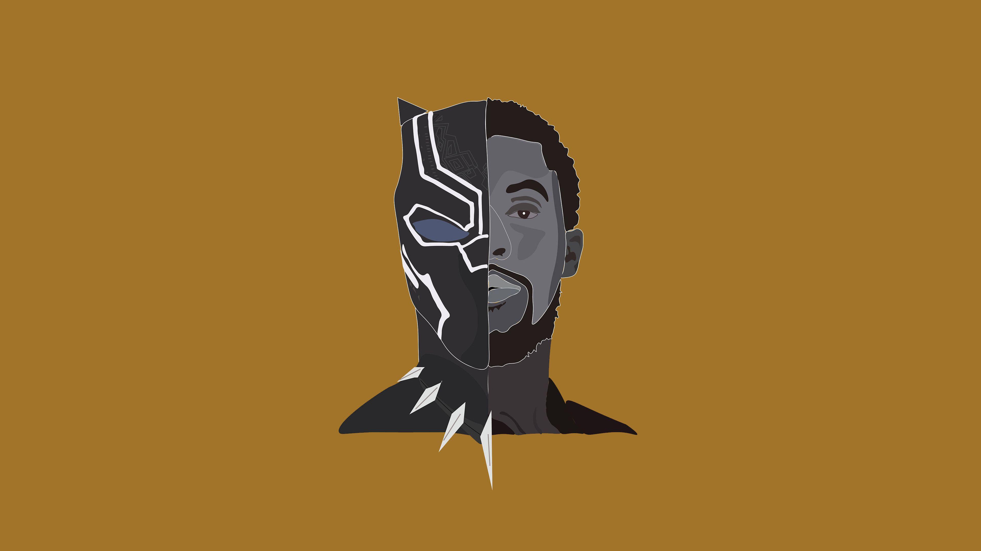 3840x2160 Black Panther 2018 4K Minimalism, HD Movies, 4k Wallpaper