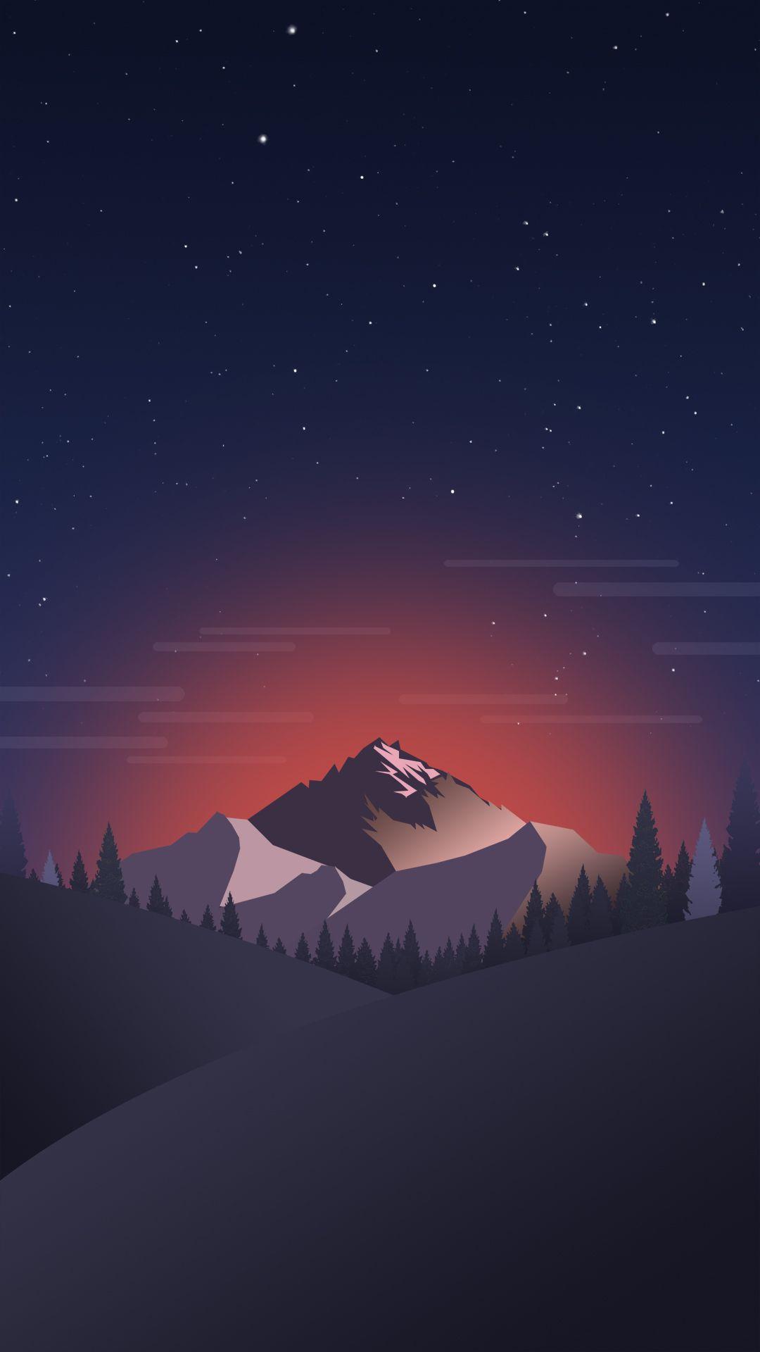 1080x1920 Mountain of the night