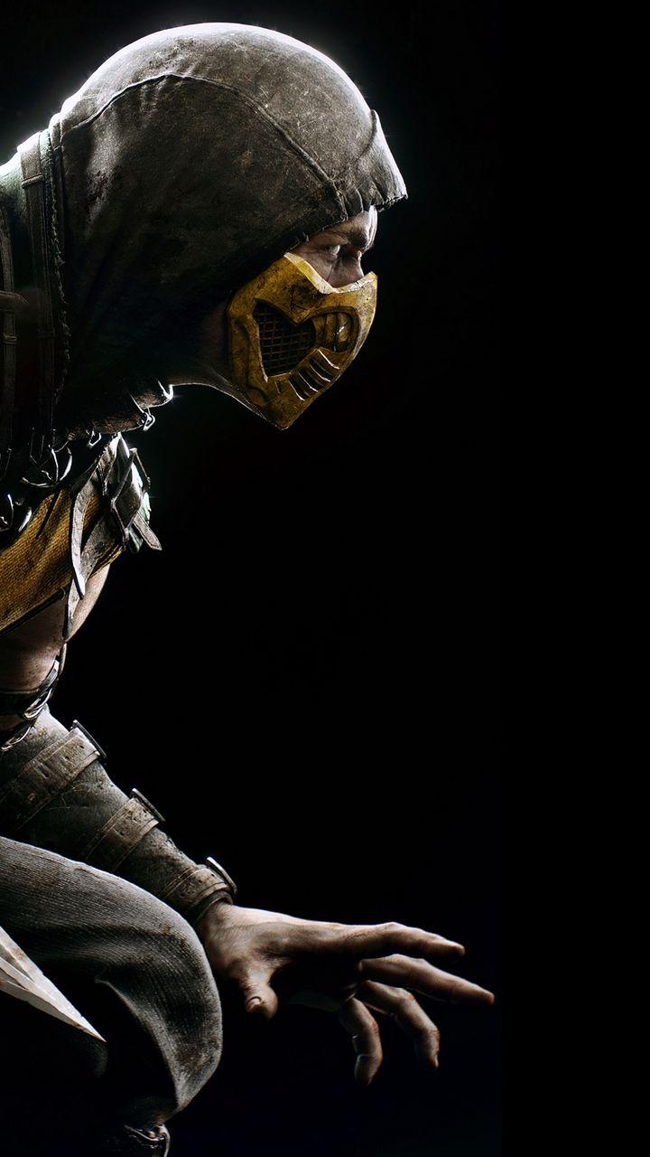 720x1280 Download wallpaper 720x1280 mortal kombat x, scorpio, ninja
