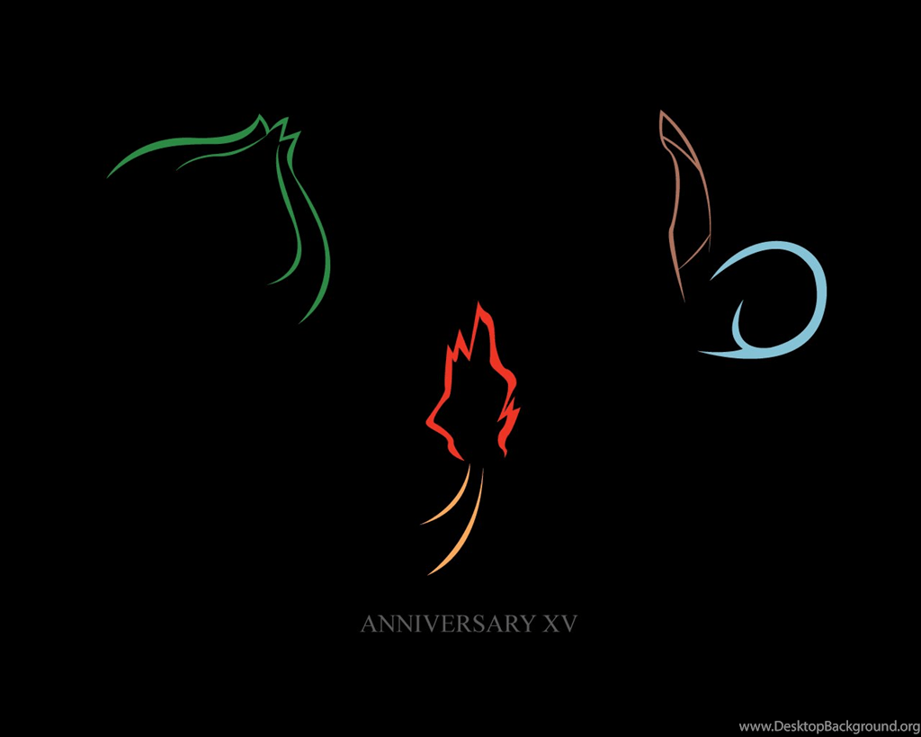 1024x819 Pokemon Bulbasaur Squirtle Charmander Black Background Desktop