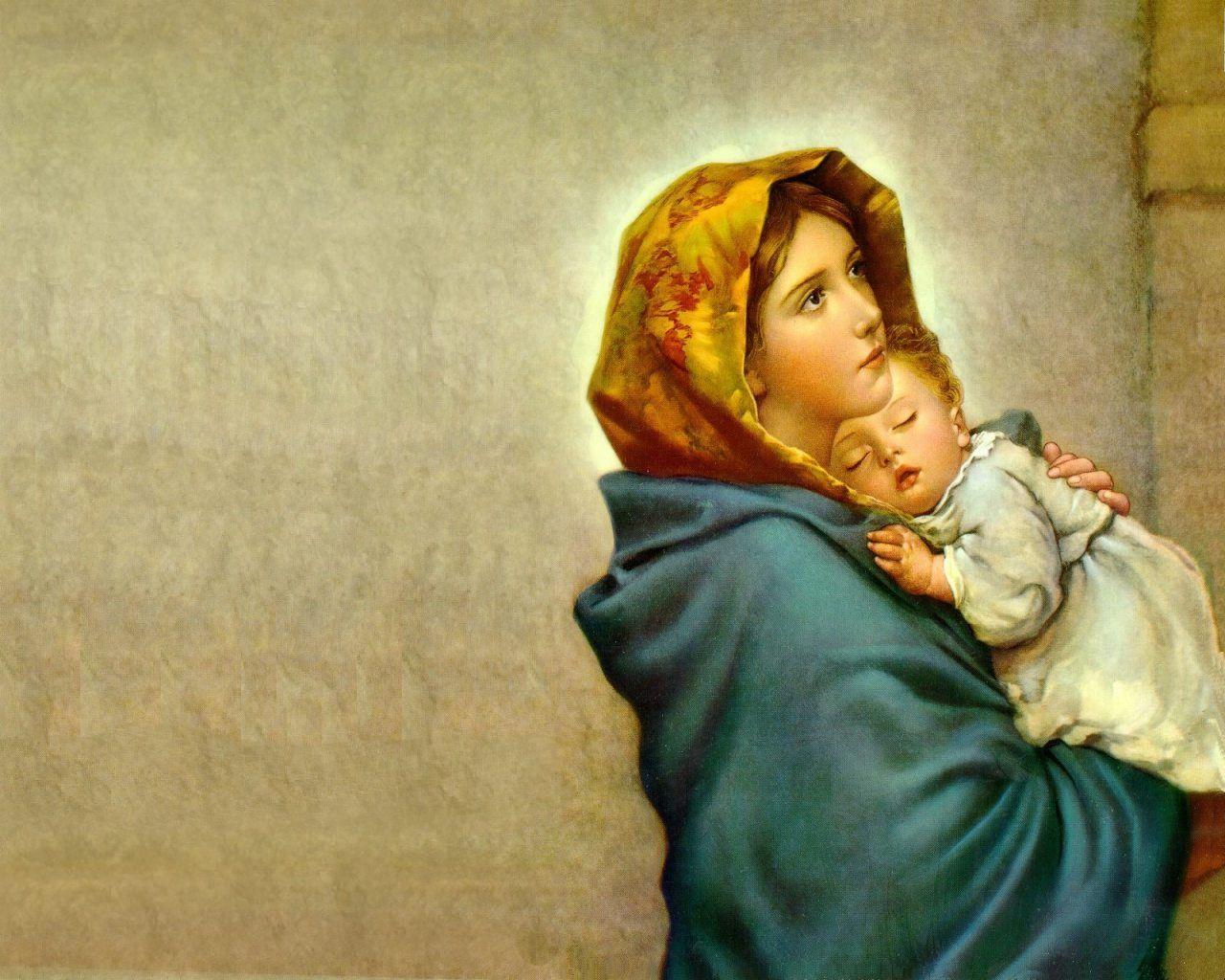 Mother Mary Wallpapers - Top Free Mother Mary Backgrounds - WallpaperAccess