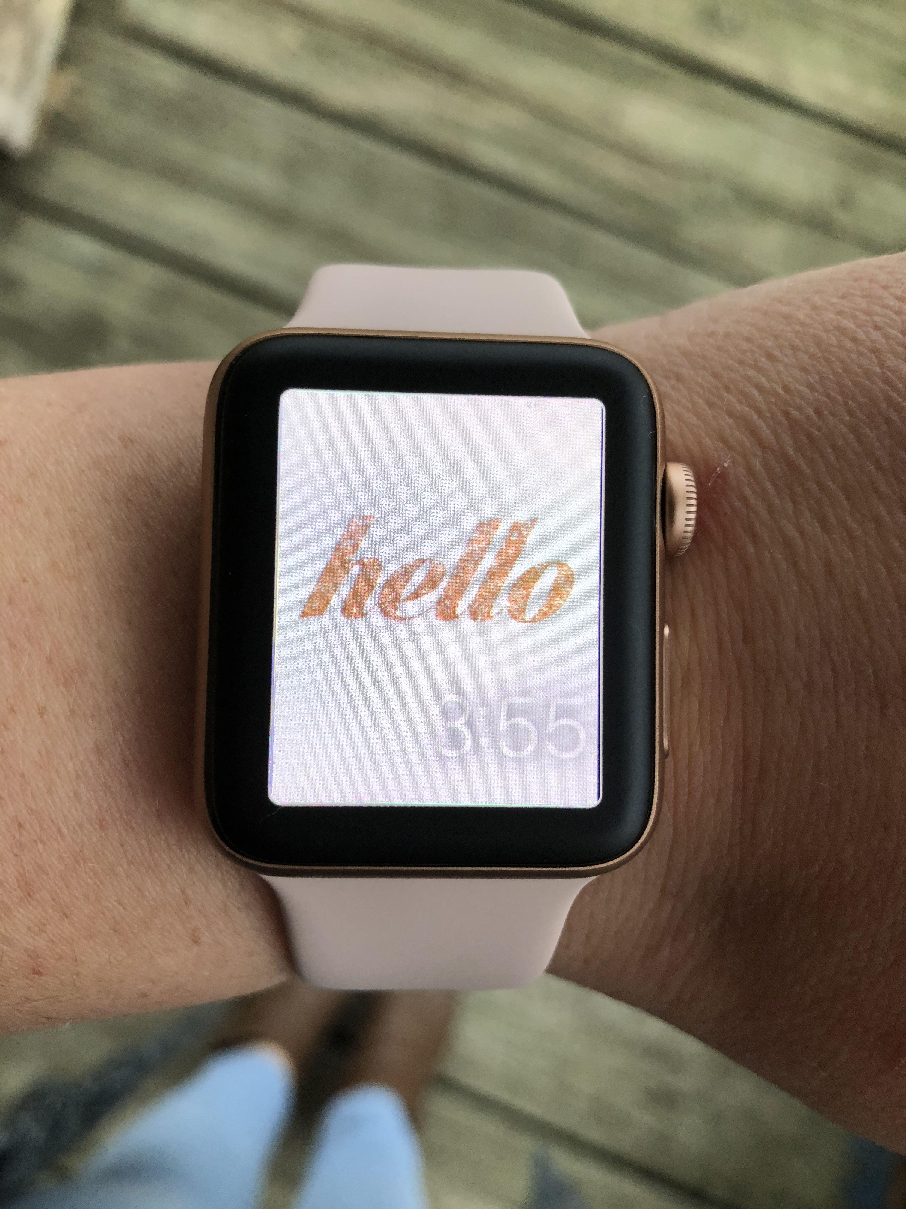 3024x4032 Hình nền dễ thương cho Apple Watch vàng hồng.  Apple Watch
