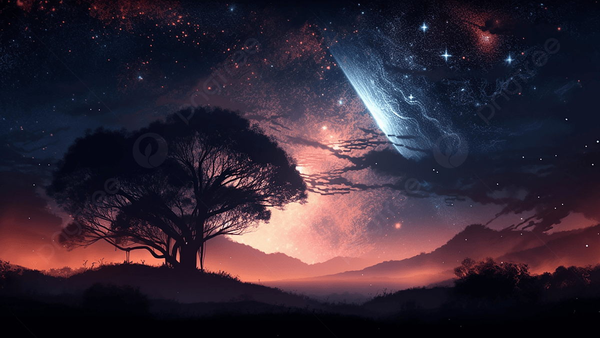 1200x675 Starry Sky Milky Way Big Tree
