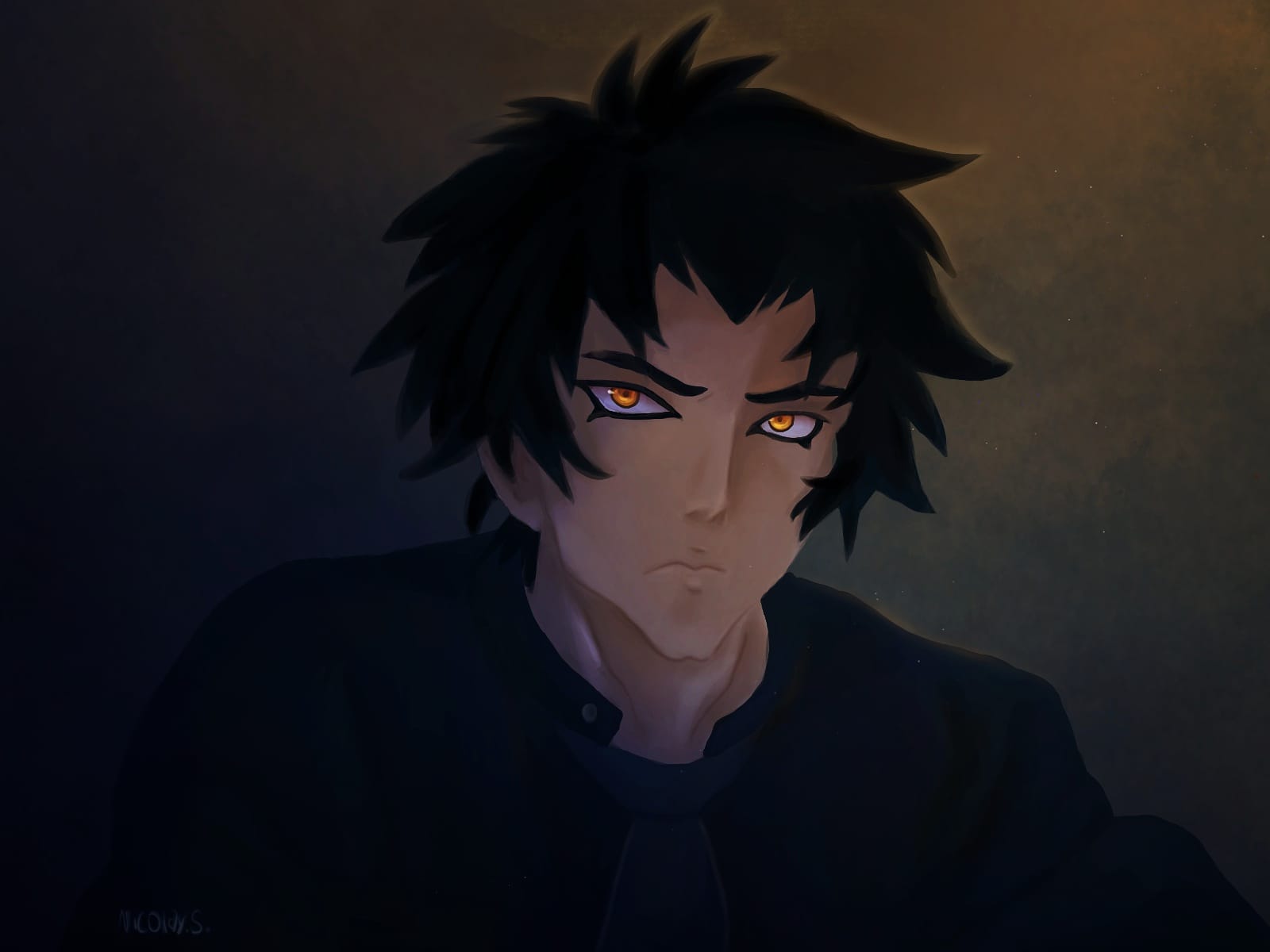 1600x1200 Akira Fudo, me, Krita, 2021