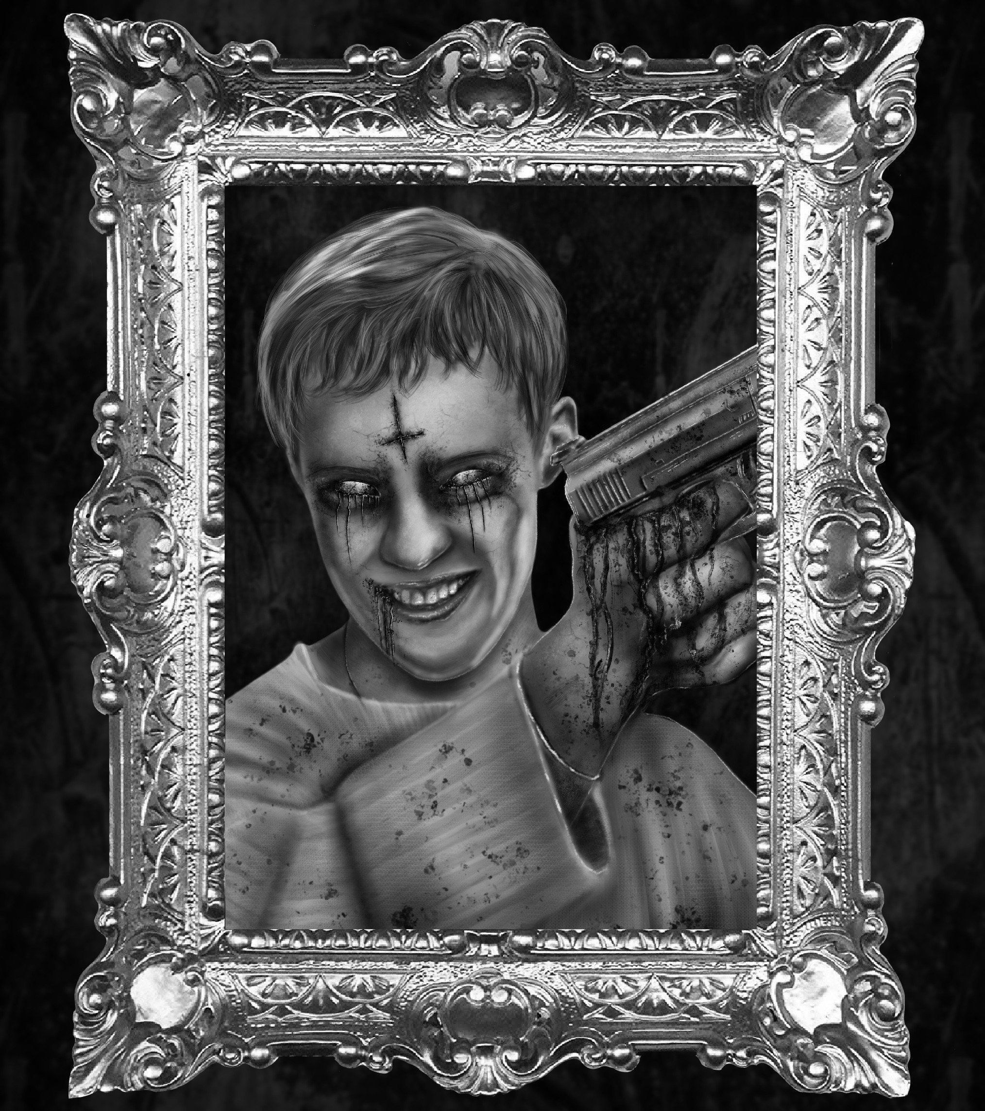 2028x2287 Stu Macher Scream Ghostface Art Print