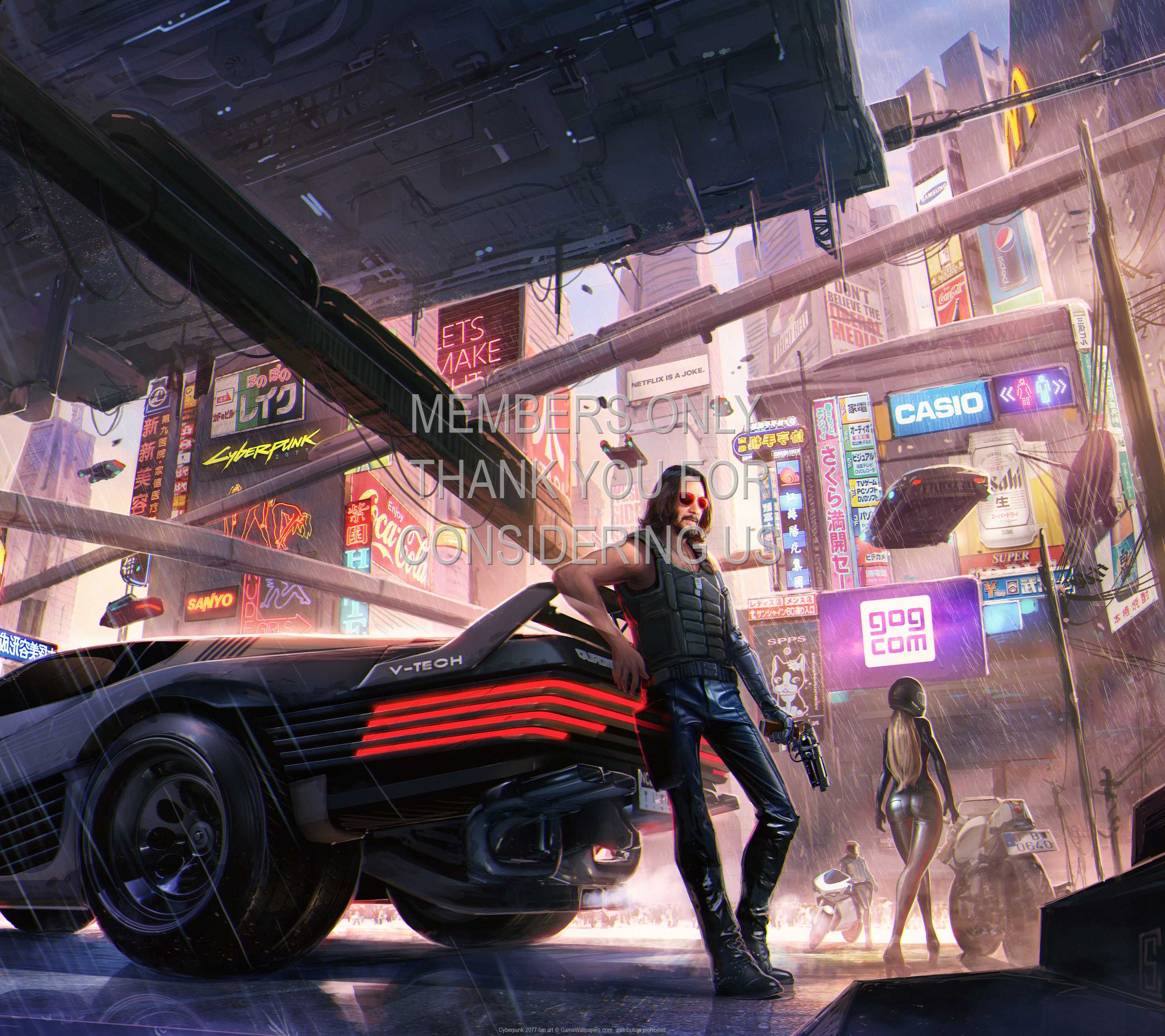 2880x2560 Cyberpunk 2077 fan art wallpaper 04 1440p Horizontal
