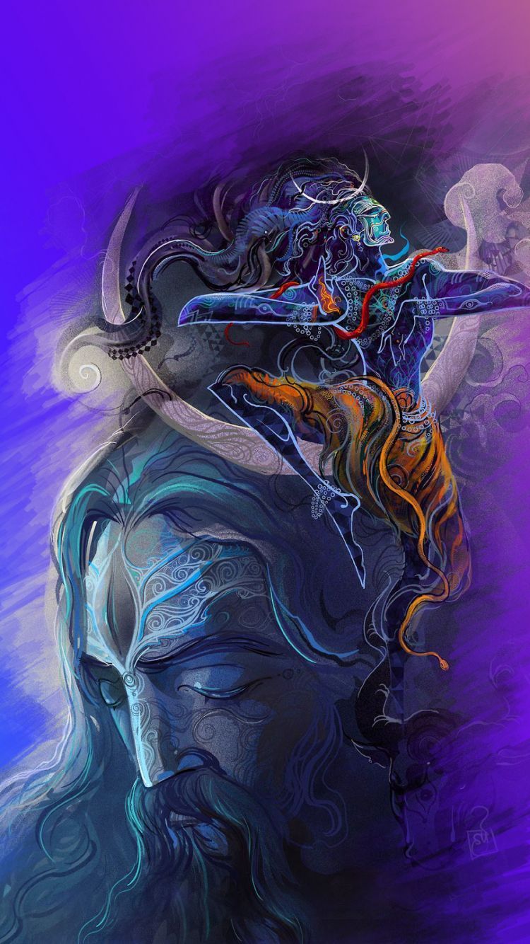 750x1334 Download wallpaper 750x1334 lord shiva