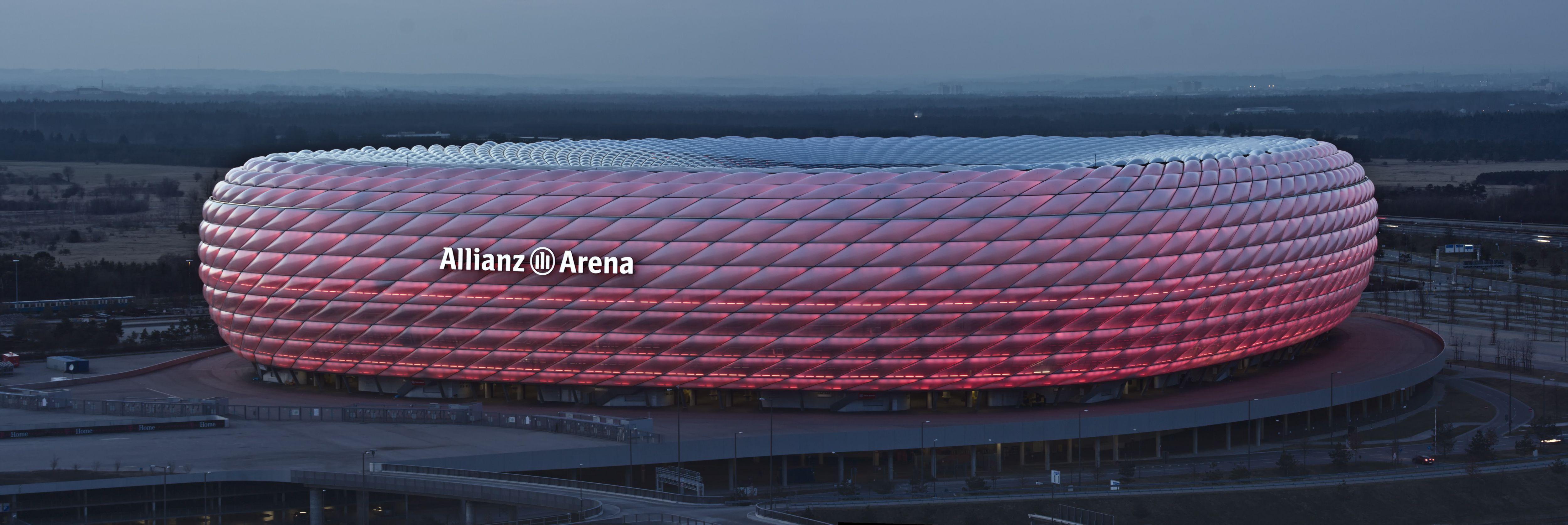 5000x1676 Allianz Arena Wallpaper