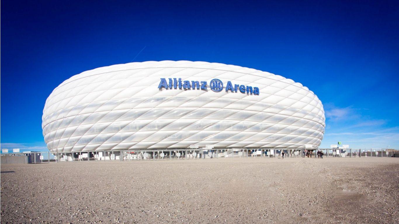 1366x768 Allianz Arena Stadium Munich Wallpaper