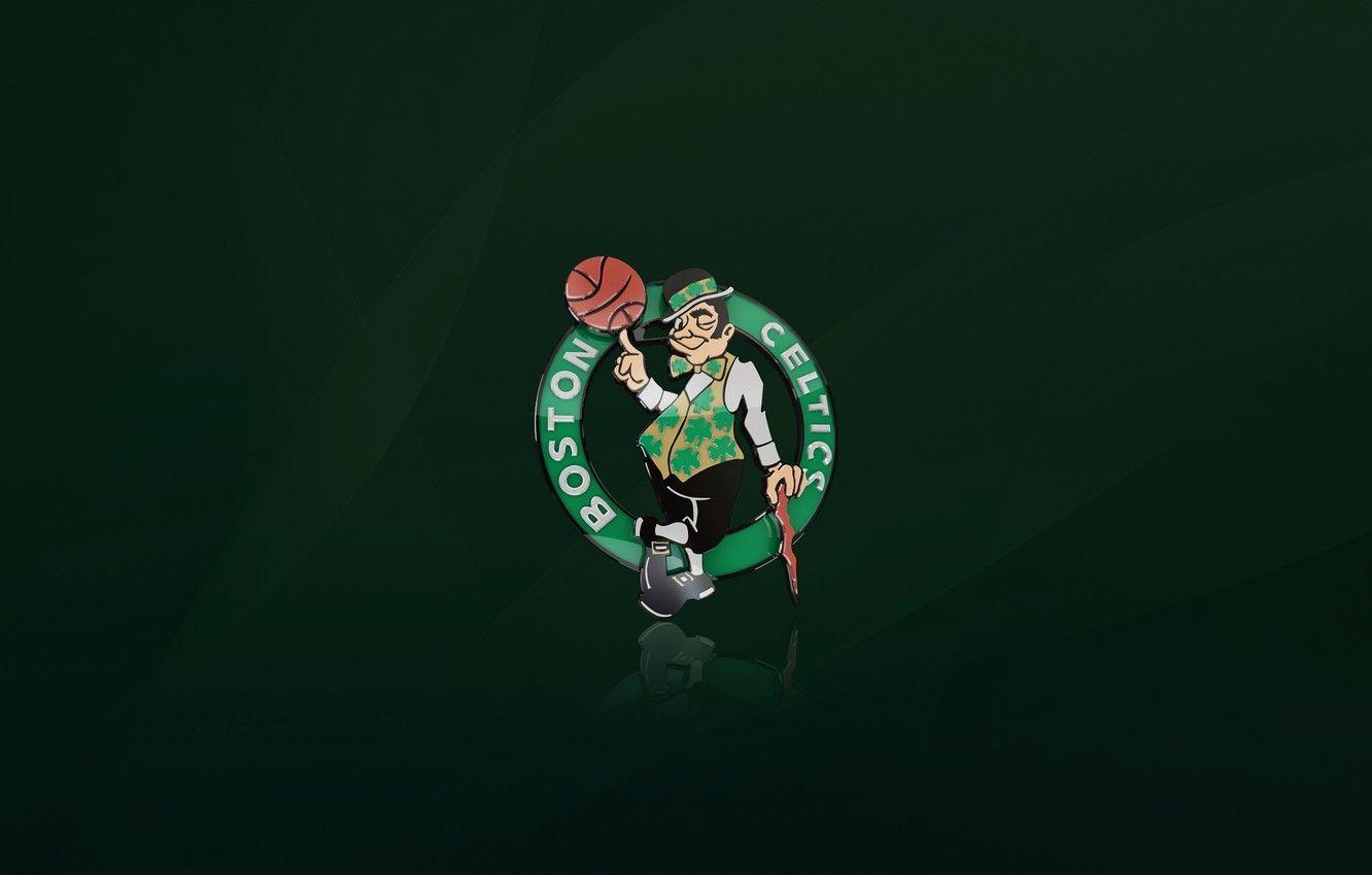 1332x850 Wallpaper Green, Basketball, Background, Logo, Boston, NBA