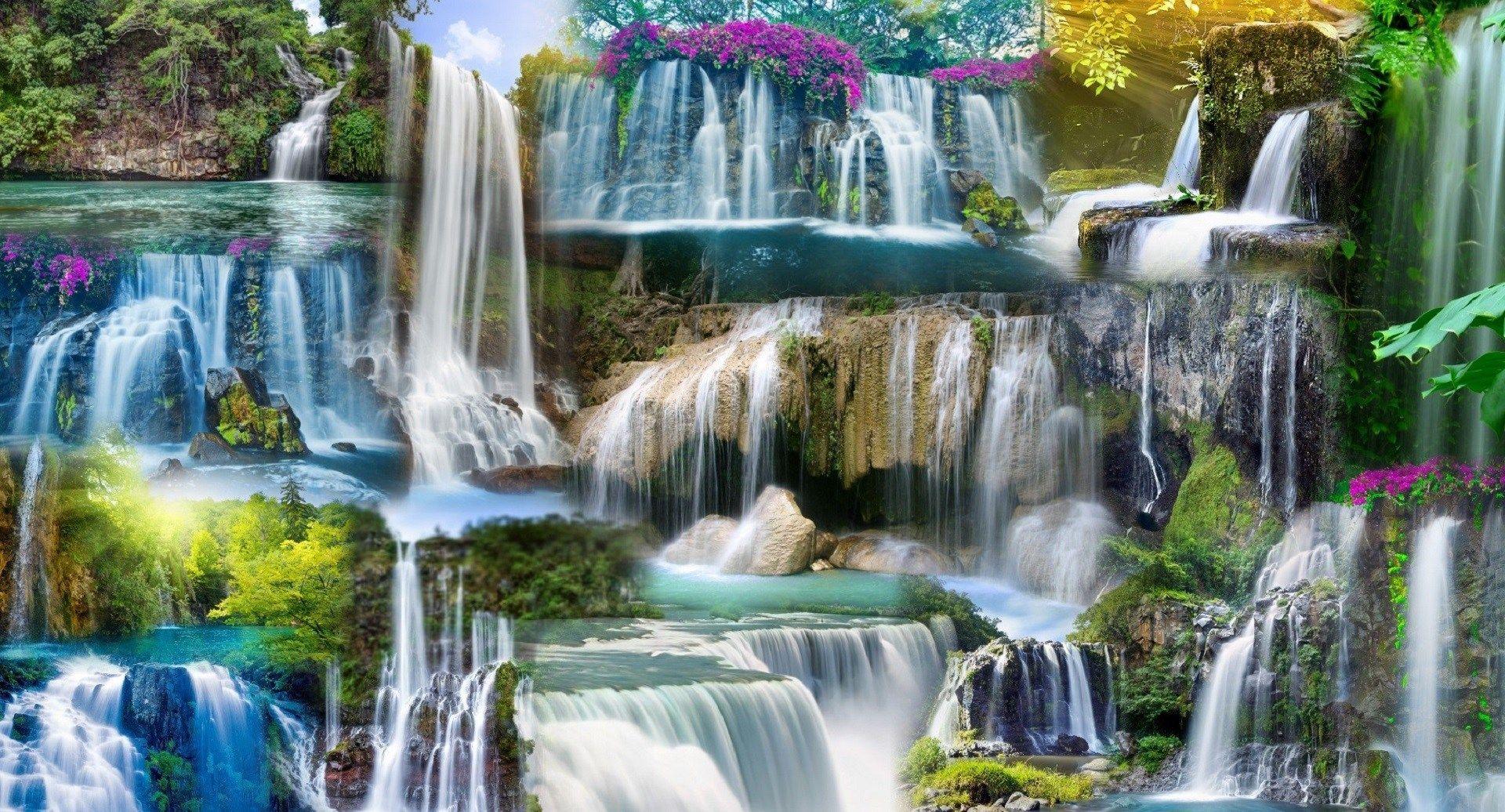 50+] 3D Beautiful Waterfall Wallpapers - WallpaperSafari